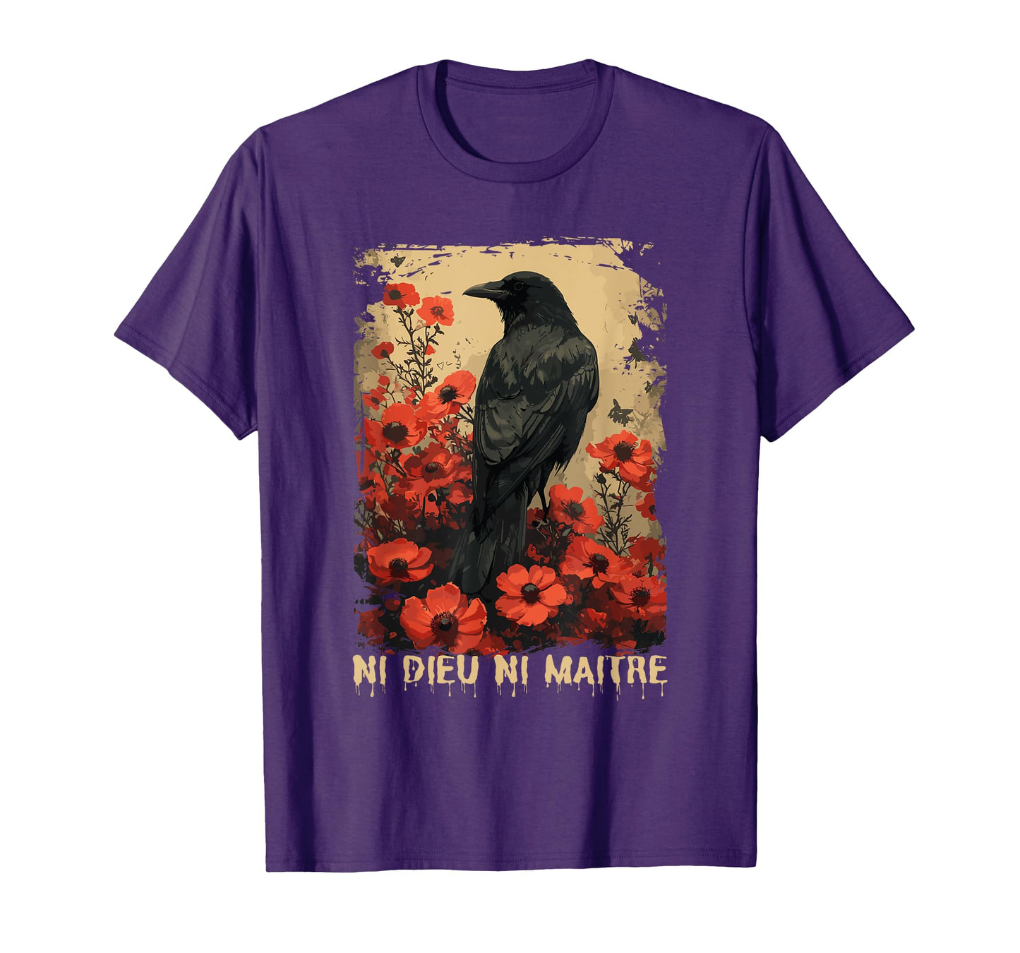 Raven Ni Dieu Ni Maître, Crow No Gods No Masters. T-Shirt