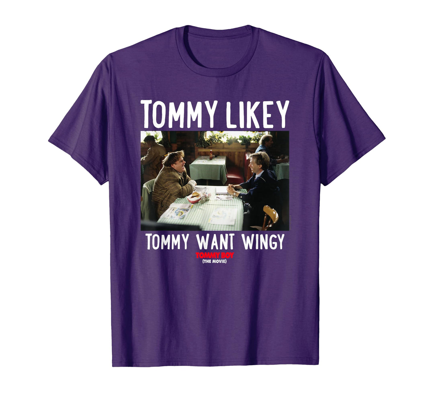 Tommy Boy Tommy Likey T-Shirt, Small, Black