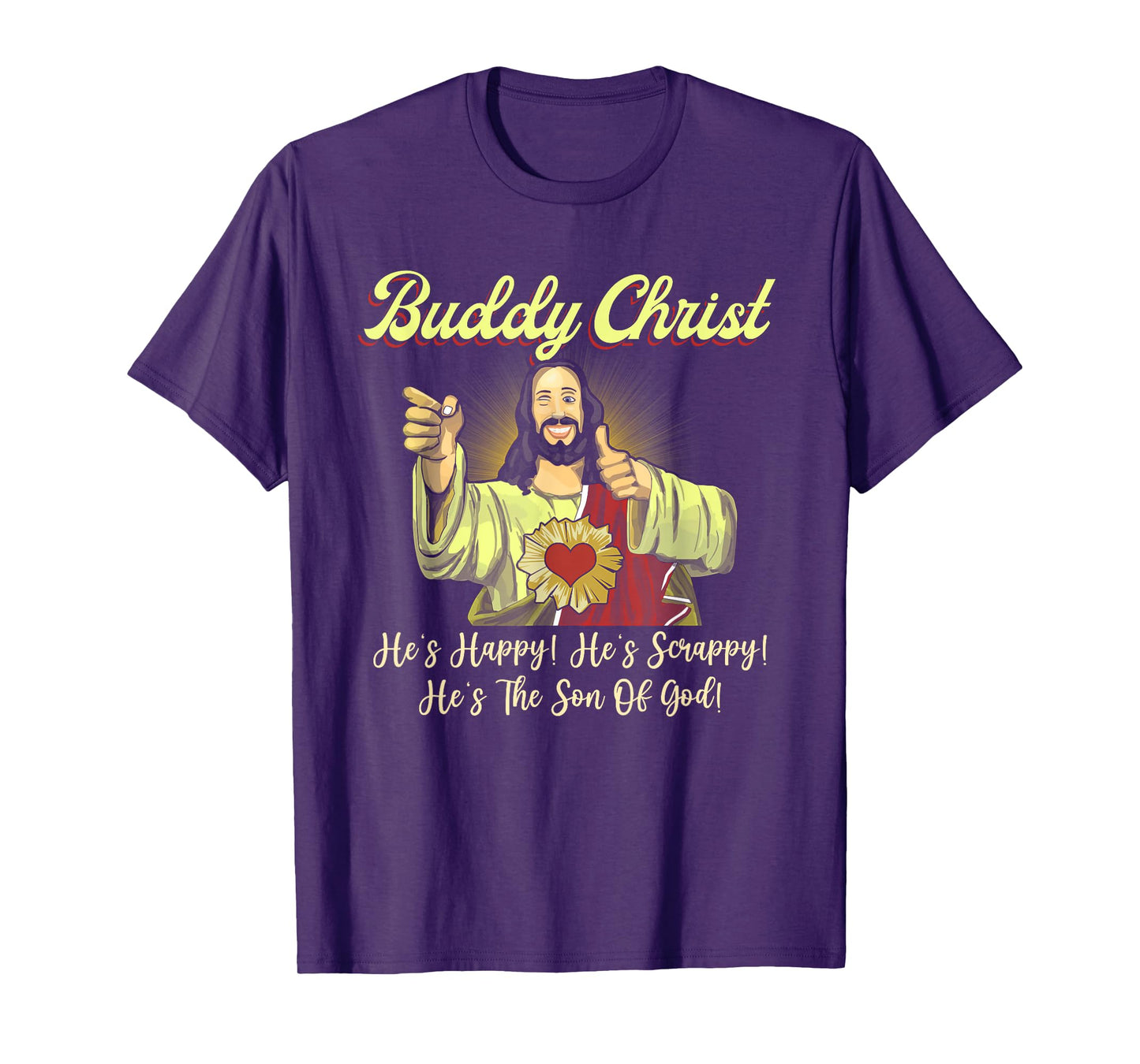 Buddy a Christ Christmas He Happy Scrappy The Son Of God T-Shirt