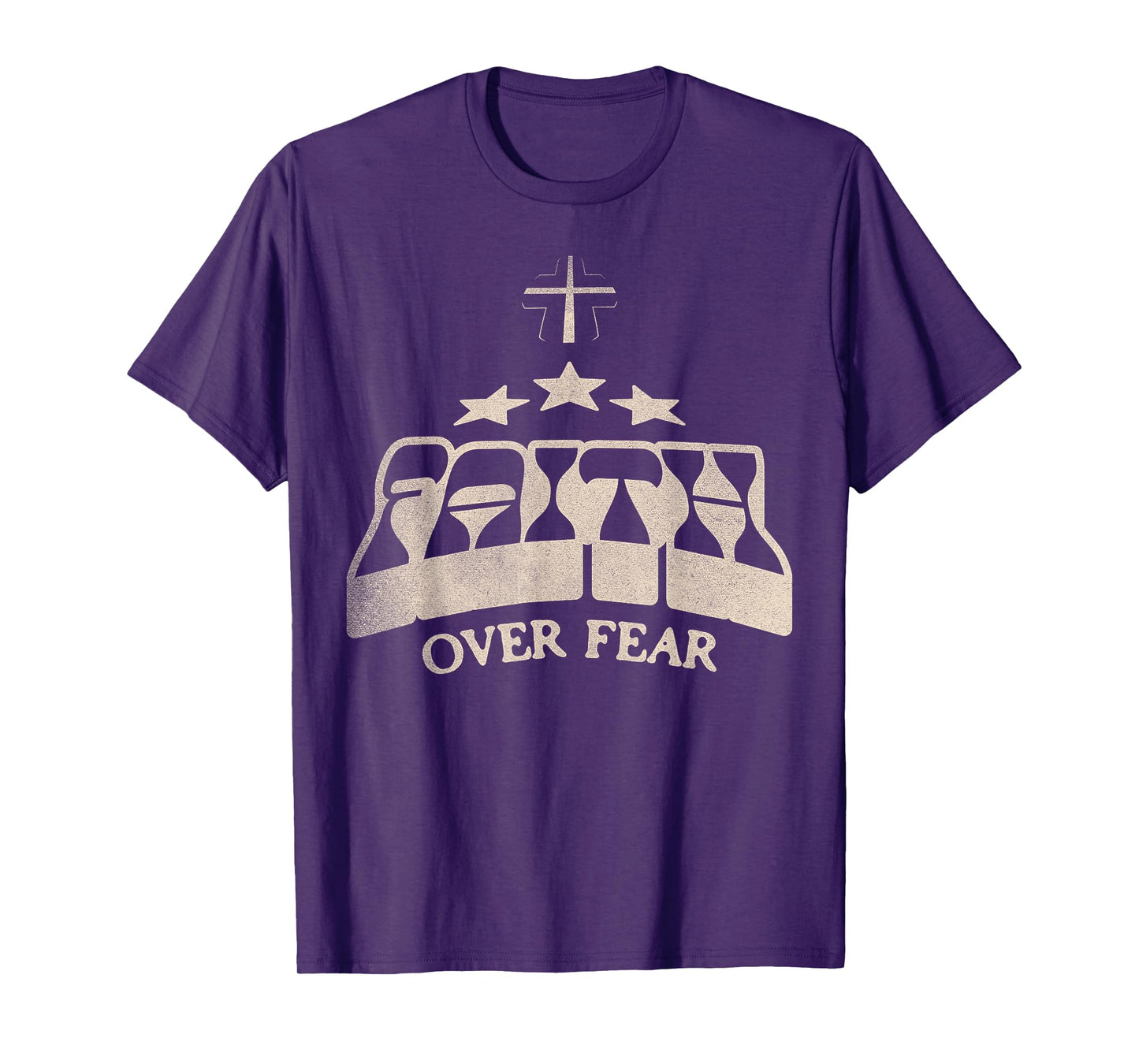 Faith Over Fear - Christian Jesus Faith T-Shirt