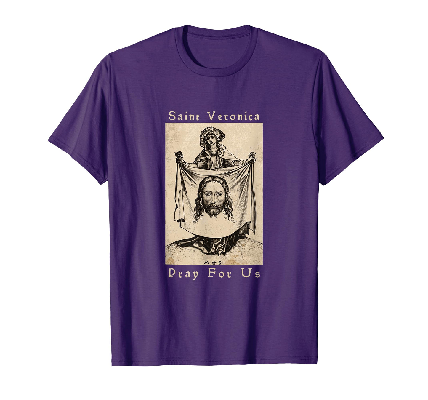 St Veronica Pray For Us Veil of Veronica T-Shirt