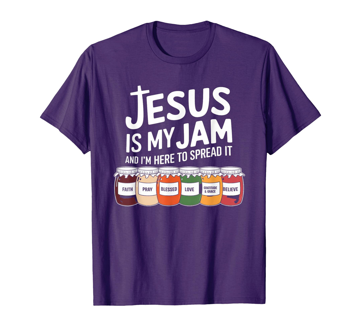 Jesus is My Jam Tshirt Men Women Christian Bible Verse T-Shirt