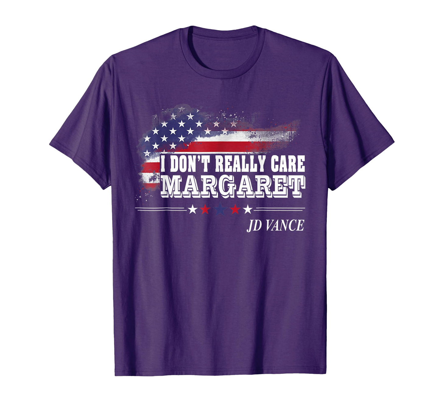 I Don't Really Care Margaret American Flag JD Vance Funny T-Shirt