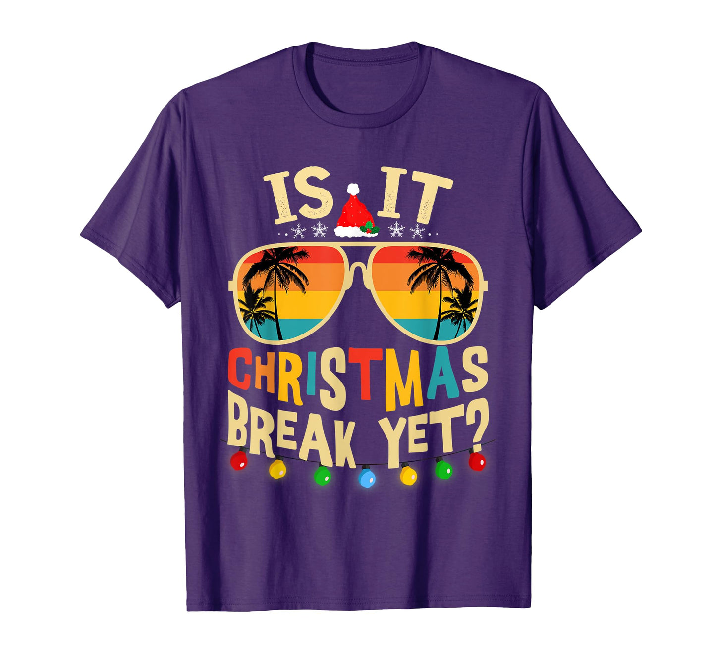 Is it Christmas Break Yet Christmas For Teacher Women T-Shirt