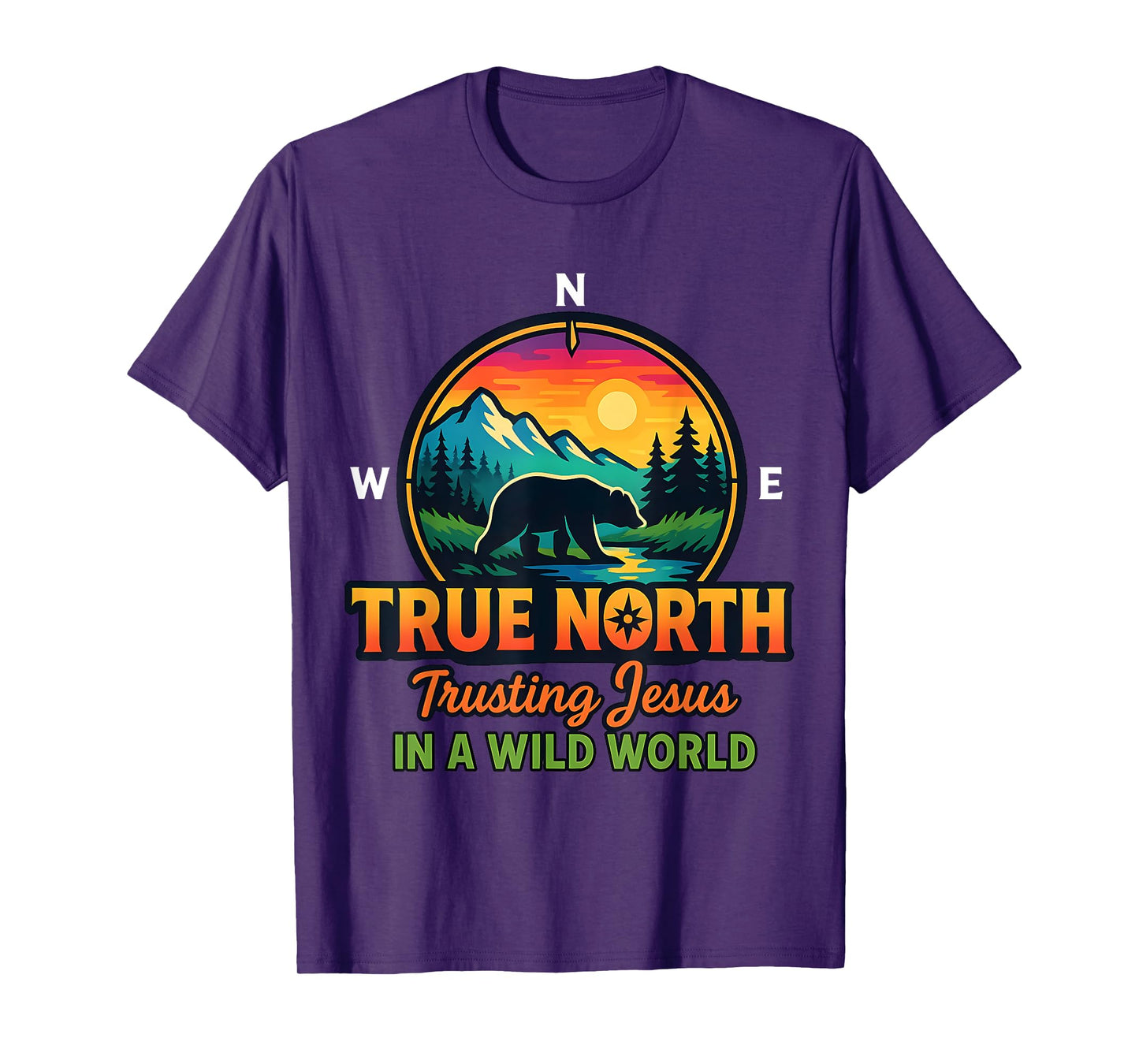 True North Trusting Jesus In A Wild World VBS 2025 Kids T-Shirt