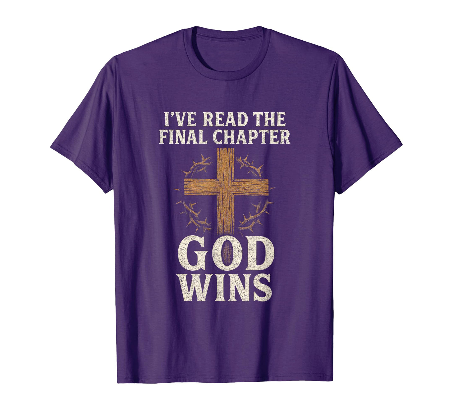 I've Read The Final Chapter - Christian Worship Cross T-Shirt