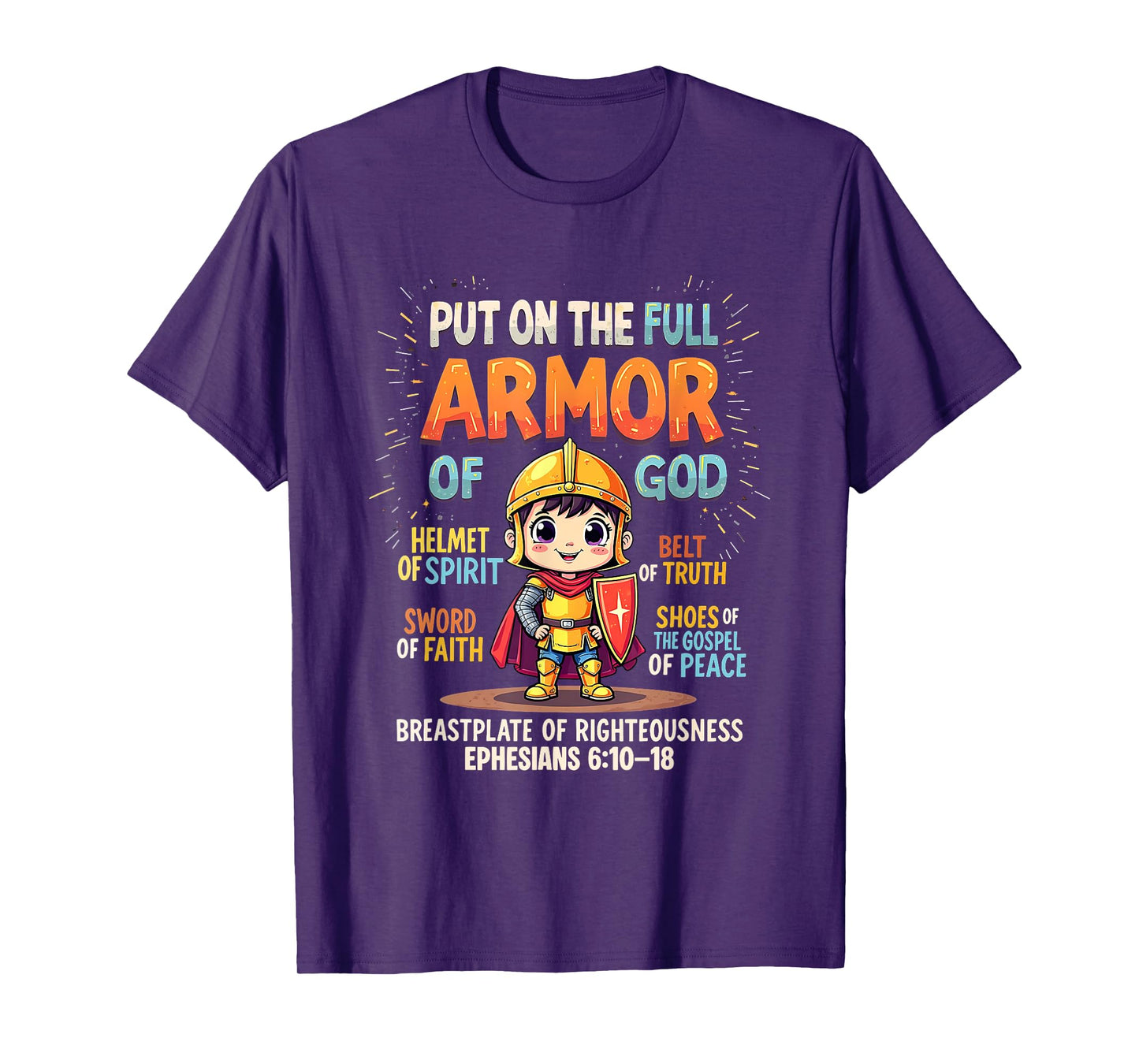 Jesus Armor Of God Christian Cute Baby Boy Toddler T-Shirt