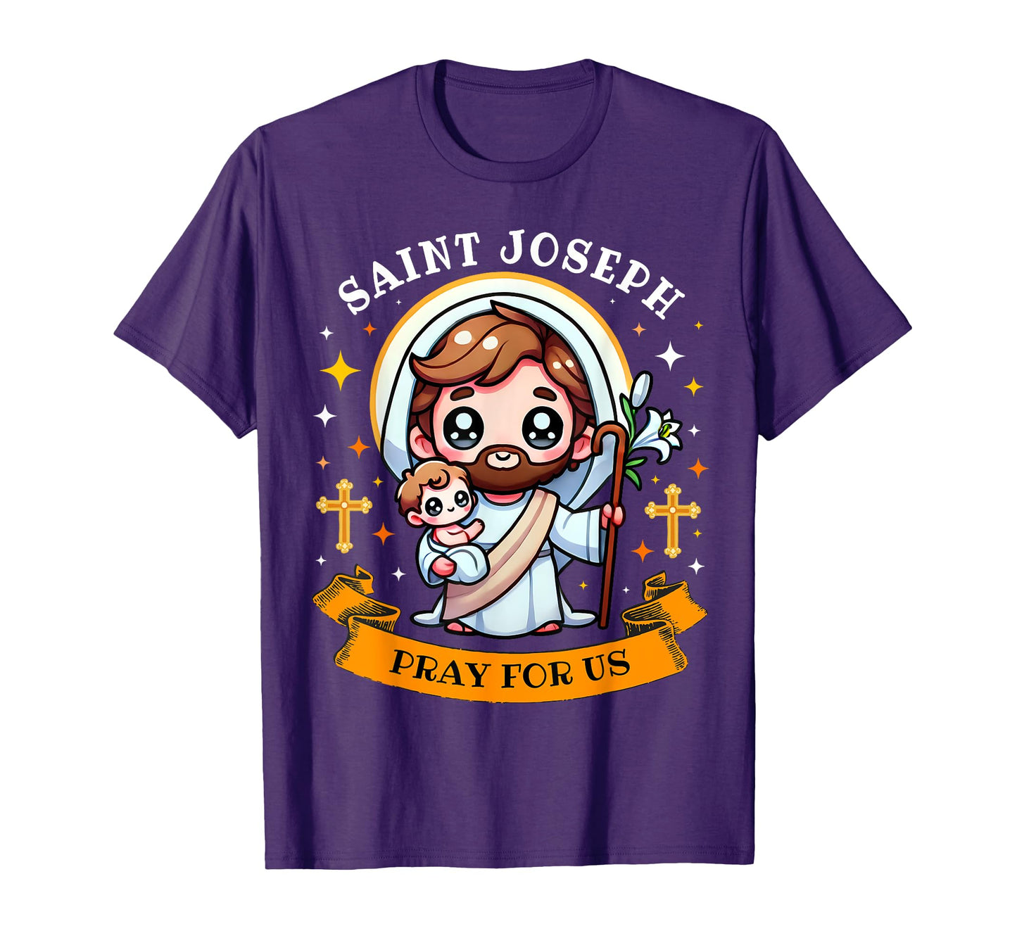 St Joseph Pray for Us Catholic Church for kids Toddler T-Shirt