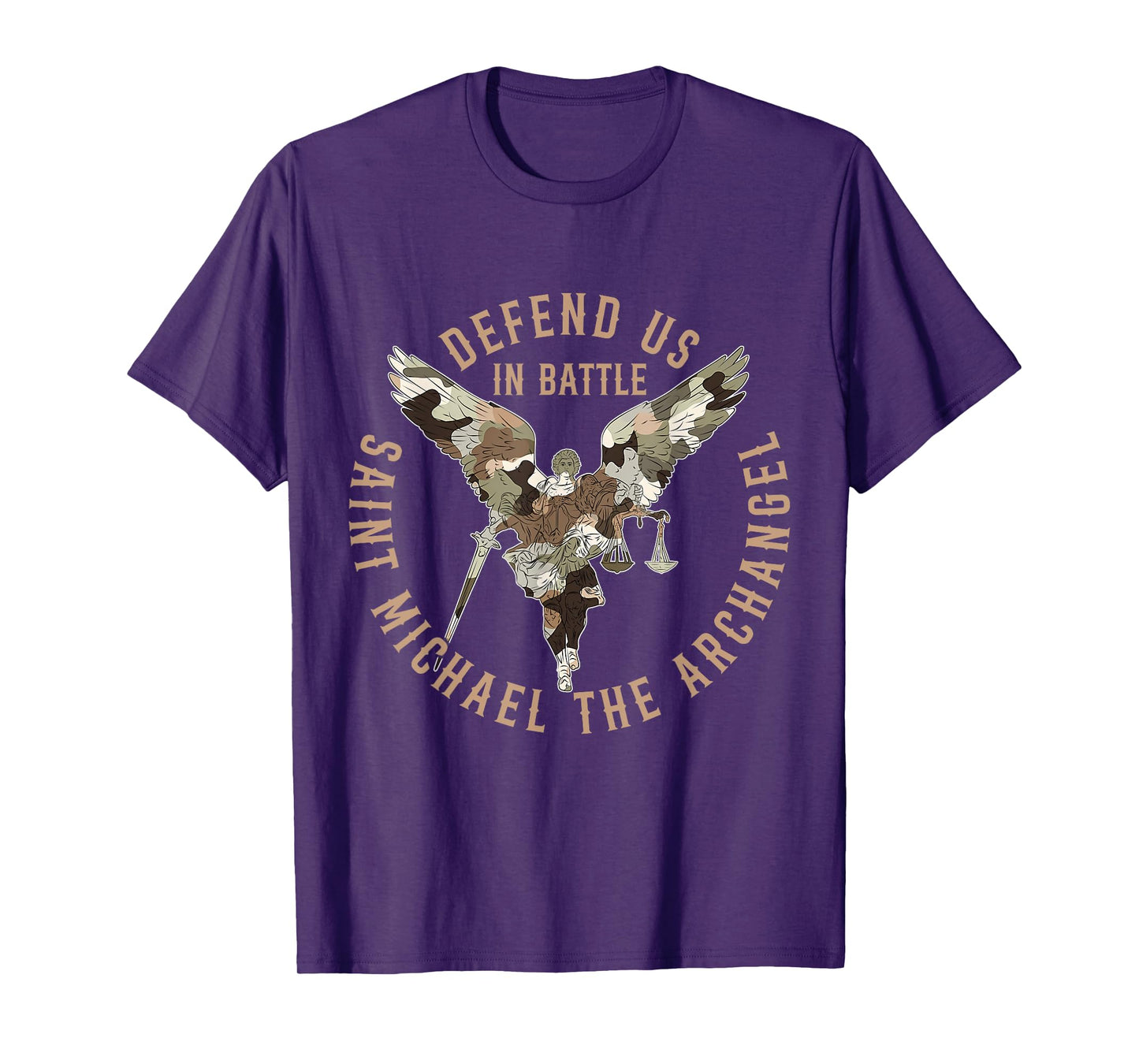 Defend us in battle Saint Michael the archangel T-Shirt
