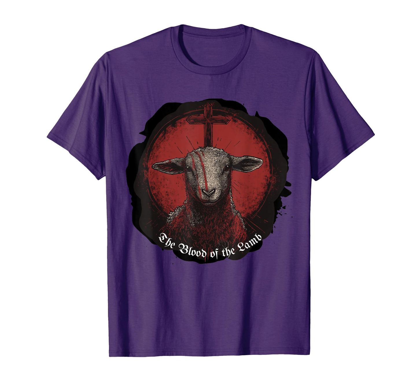 Blood of the Lamb Verse | Gothic Grunge Christian Streetwear T-Shirt