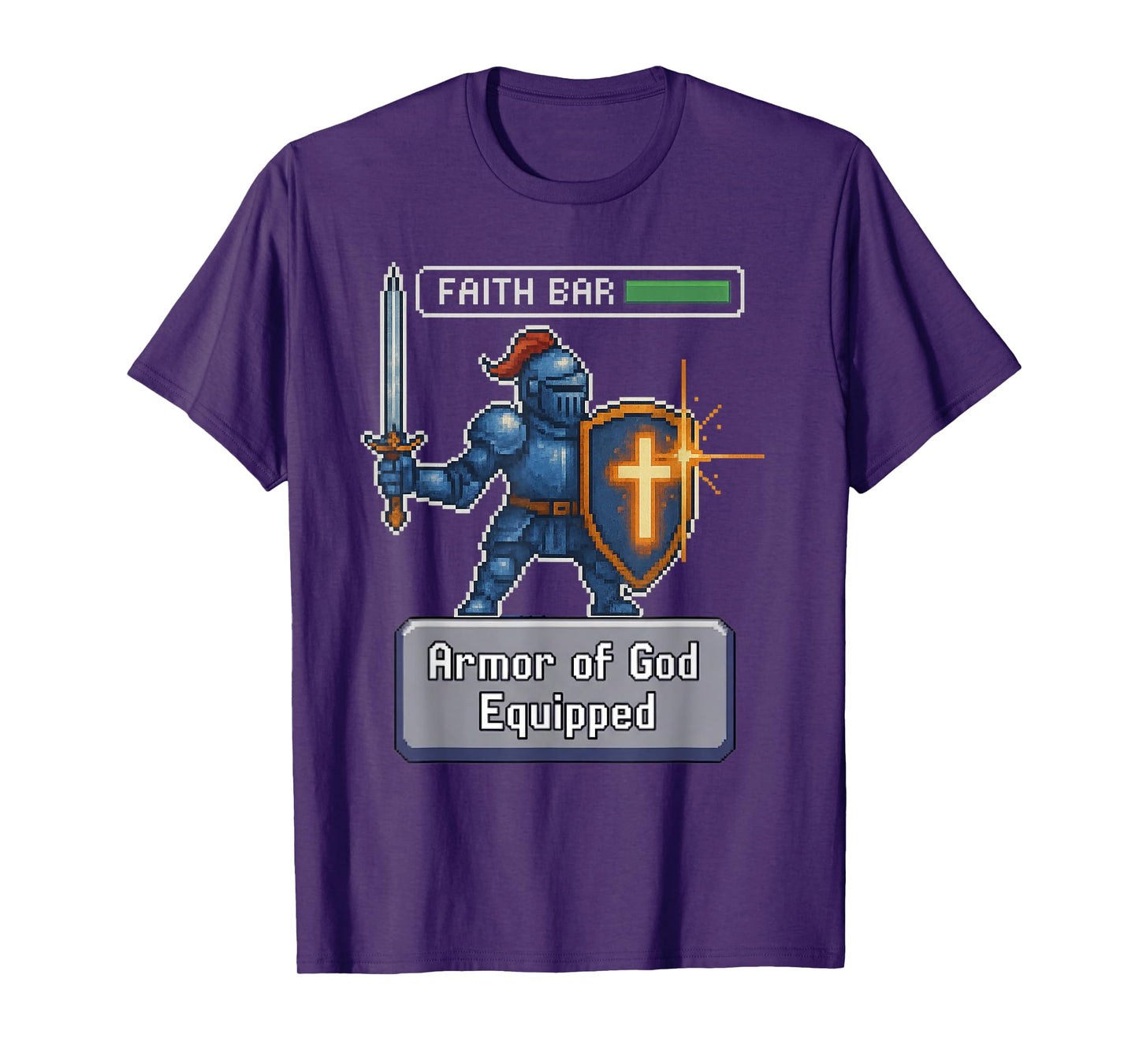 Player 1 Faith Mode On Christian Gamer Verse T-Shirt