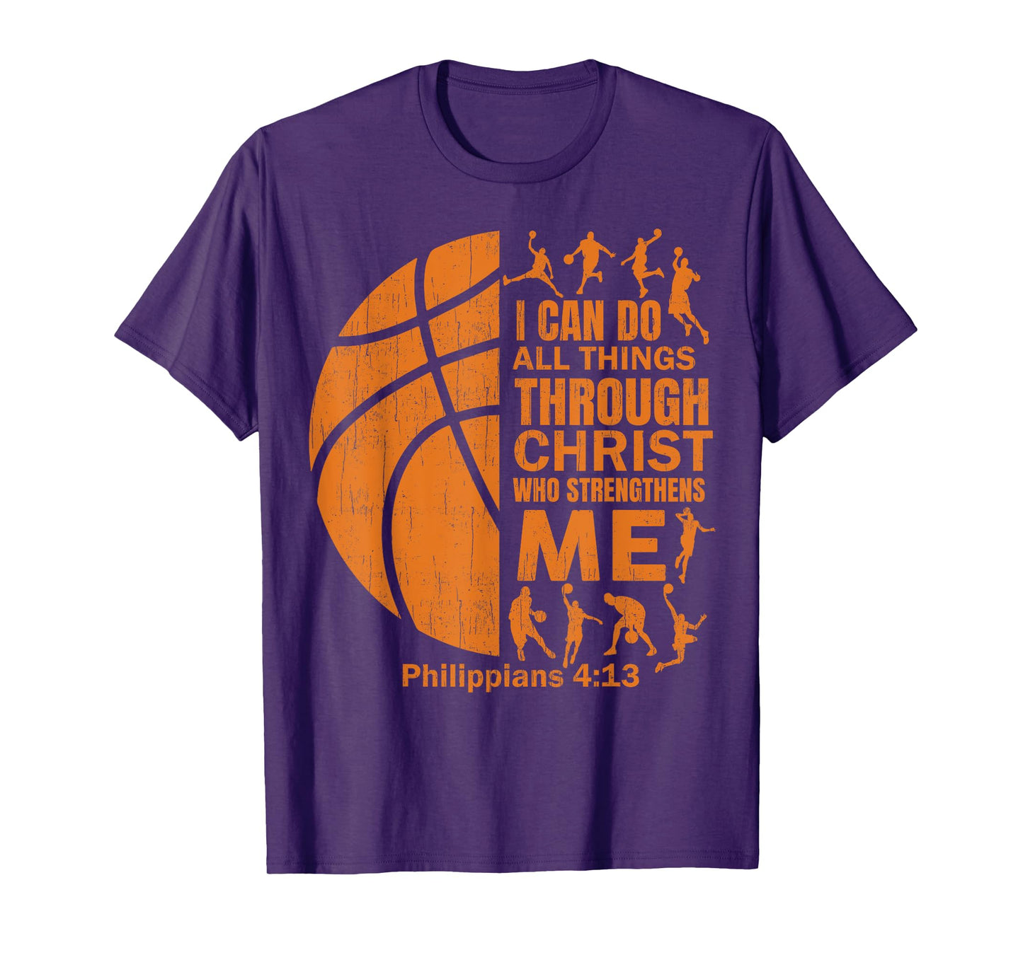 Men Basketball t Shirt Christian Christ Bible Verse Boy Kid T-Shirt