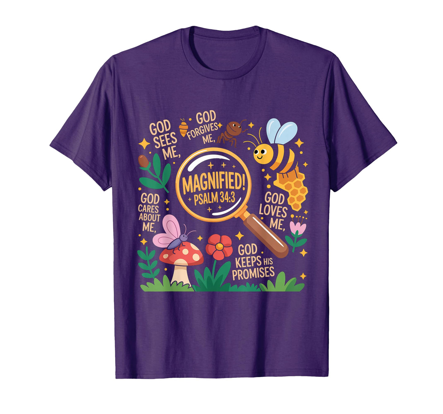 VBS Magnified Faith Adventure – Psalm 34:3 Insect Explorer T-Shirt