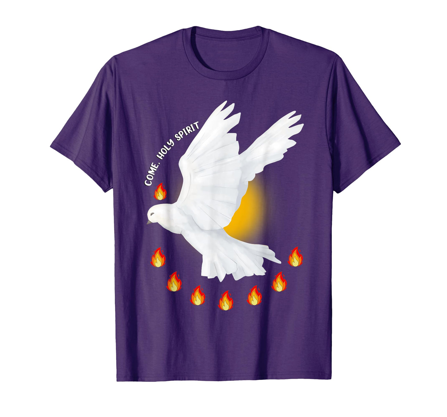 Come Holy Spirit Pentecost Jesus Christian Dove Pentecost T-Shirt