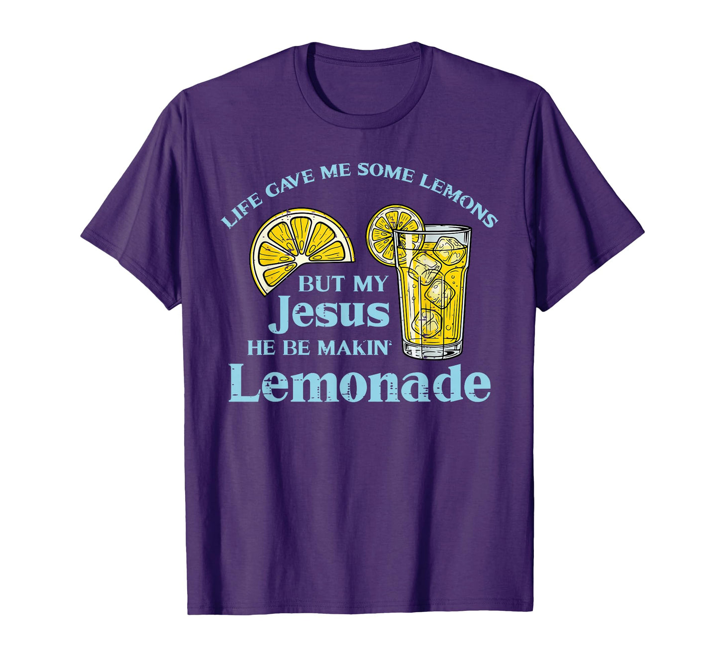 Life Gave Lemon Jesus Made Lemonade Christian Men Women Kids T-Shirt