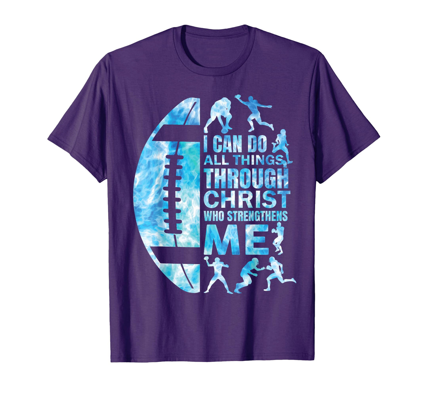 Football-Shirt Christian Women Boys Men Christ Religious T-Shirt