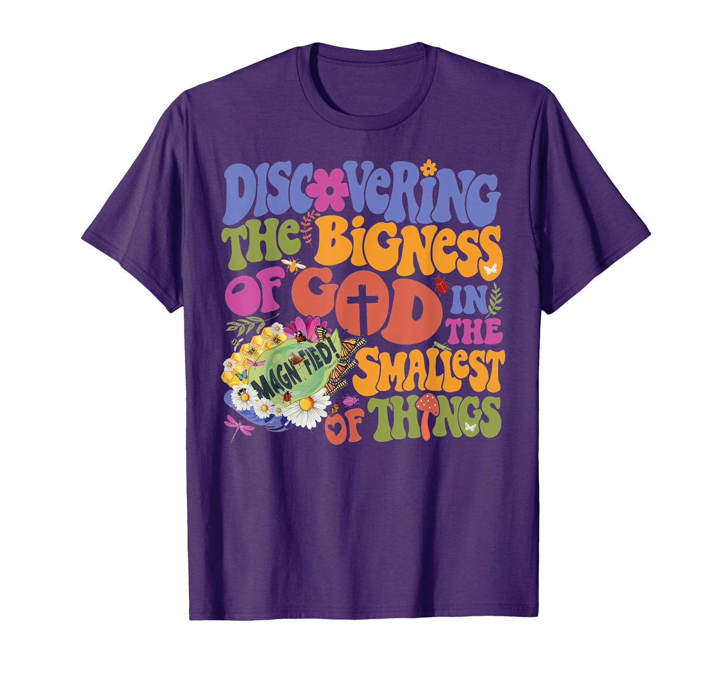 Discovering the Bigness of God VBS 2025 Magnified Christian T-Shirt