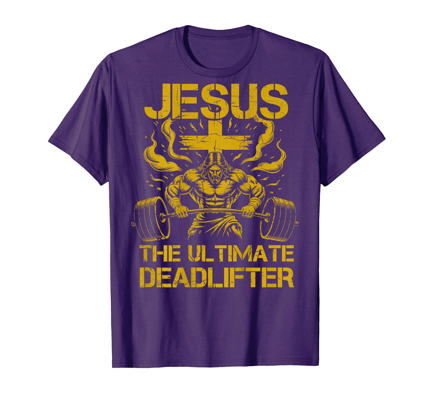 Funny Christian Jesus The Ultimate Deadlifter Workout Gym T-Shirt