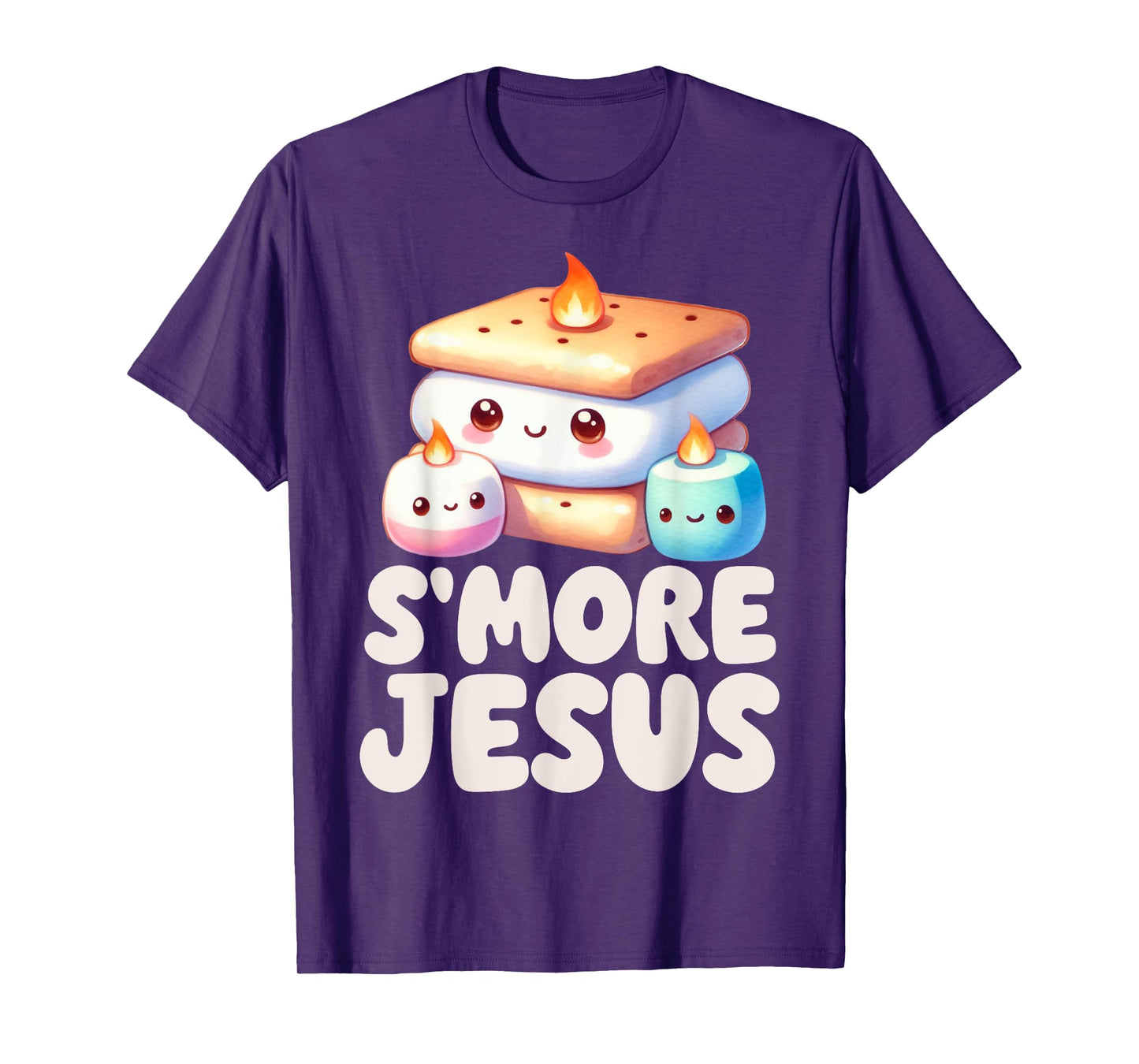 Smore Jesus Kawaii S'more Christian Funny Pun Religious T-Shirt