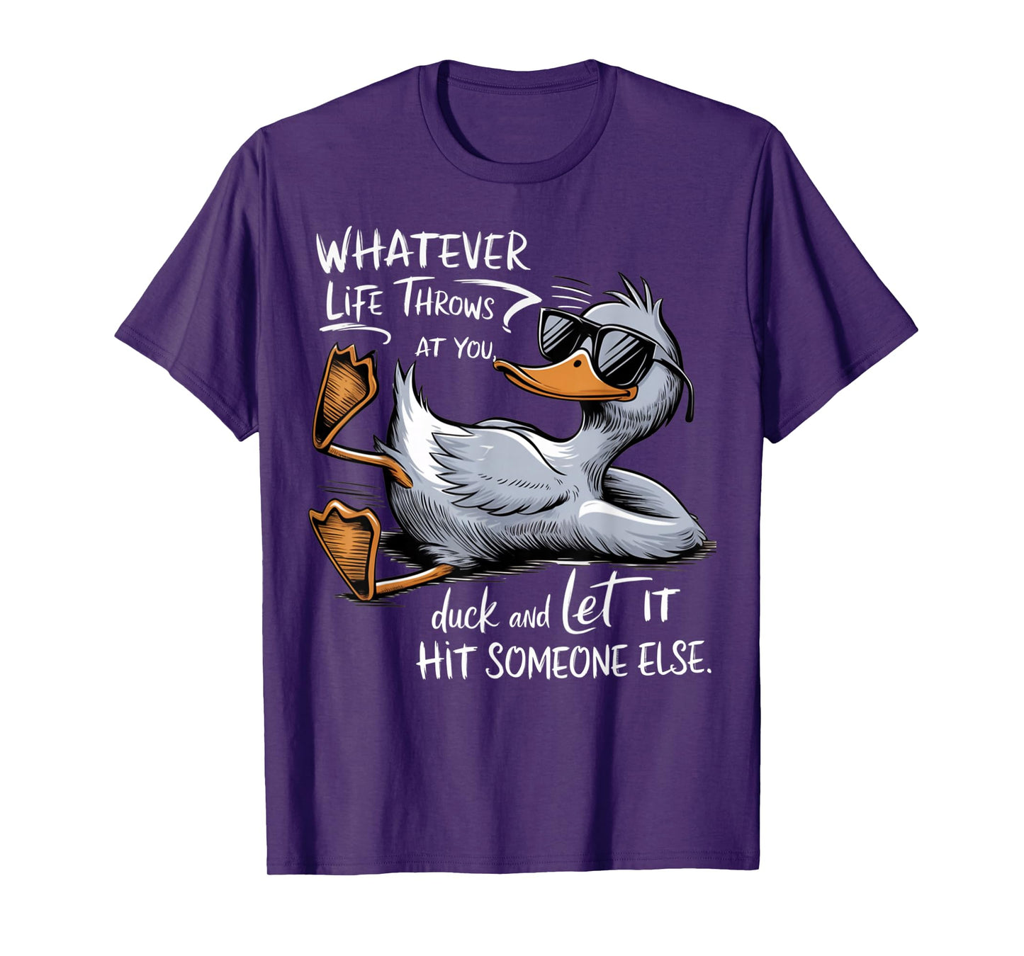 Funny Duck Graphic Tees Men Women Teens Funny Quote Gift T-Shirt