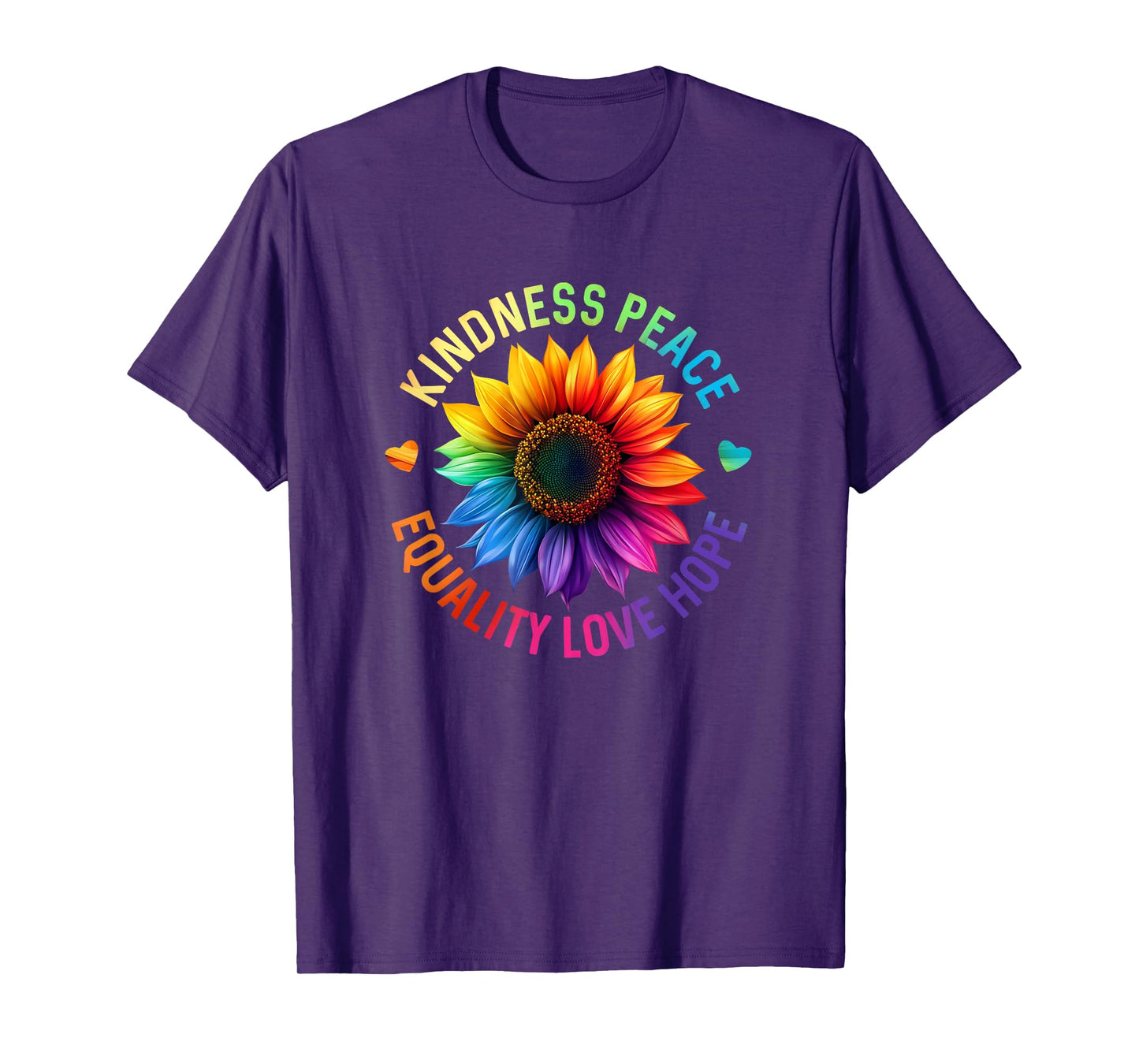 Sunflower Rainbow Ally Lgbtq Lgbt Gay Pride Month Women T-Shirt