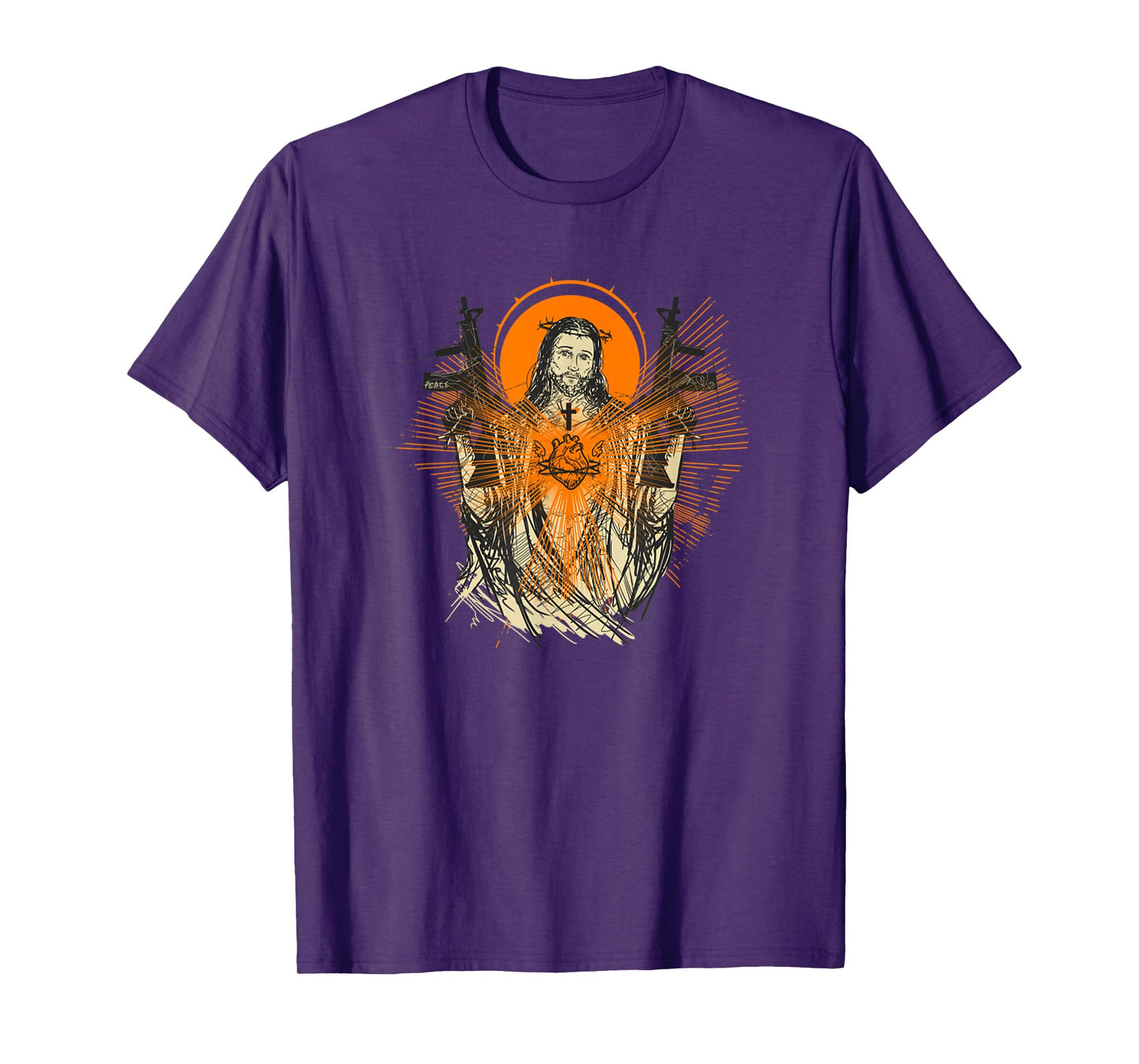 Vintage Jesus Protects Us Christians Bible Verses T-Shirt