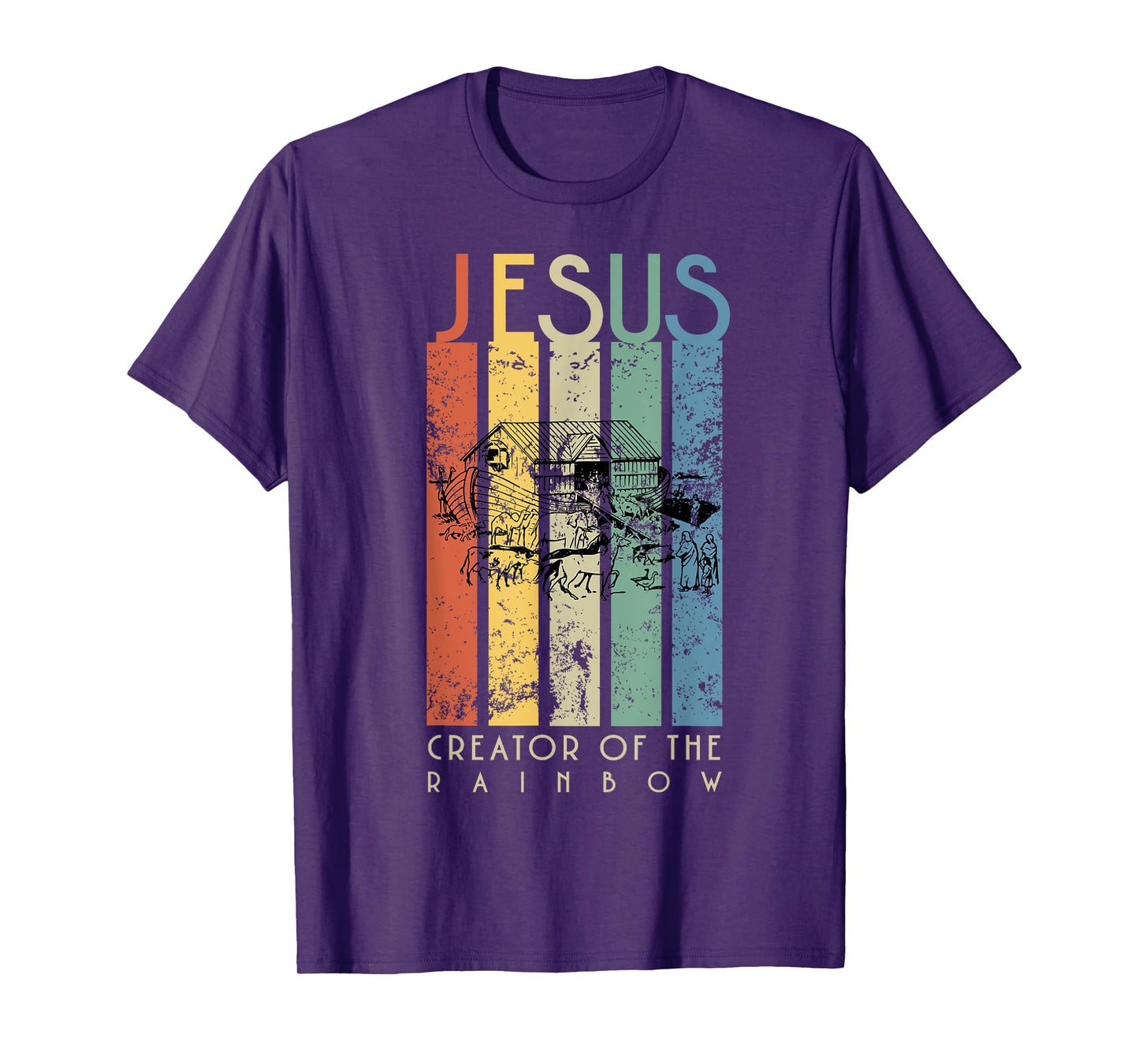 JESUS The Creator of the Rainbow (Noah and the Ark) T-Shirt