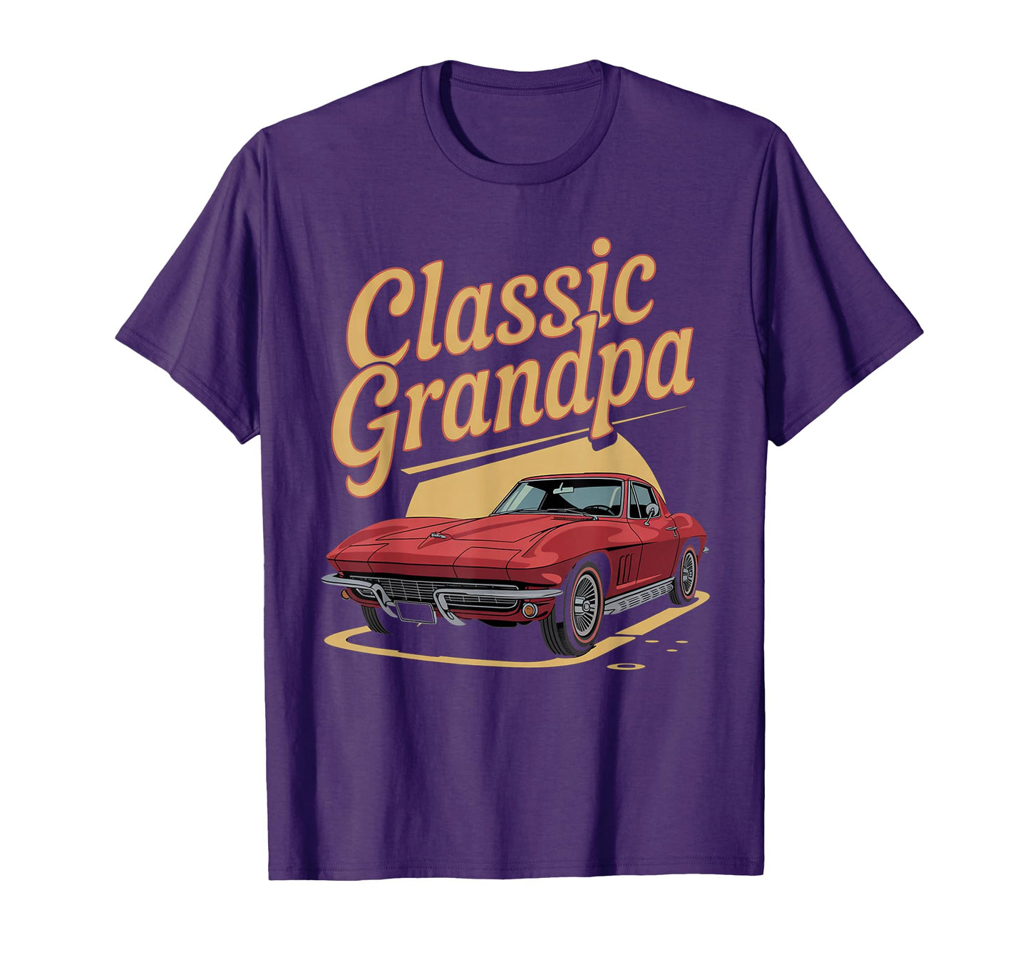 Classic Grandpa Car Enthusiast Tee Funny Retro Auto Design T-Shirt
