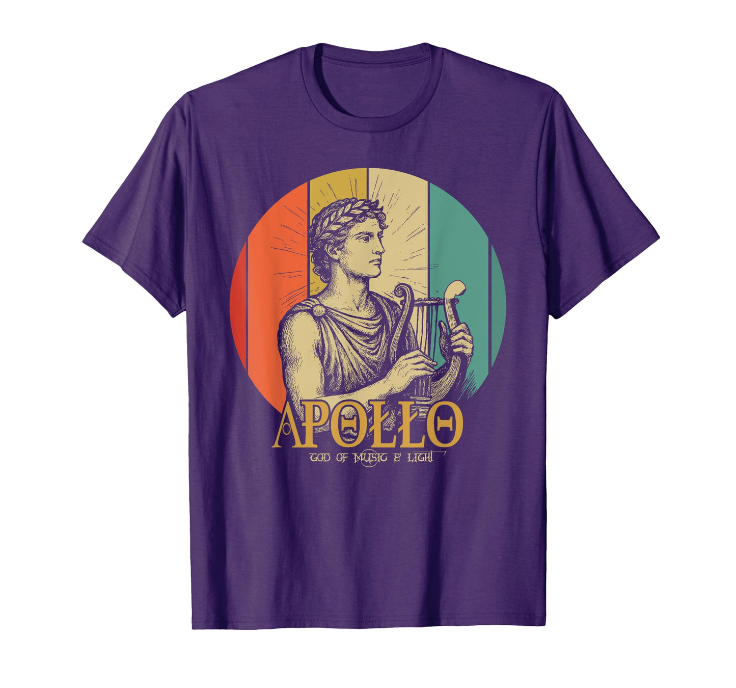 Apollo in Greek Mythology God of Music and Light T-Shirt