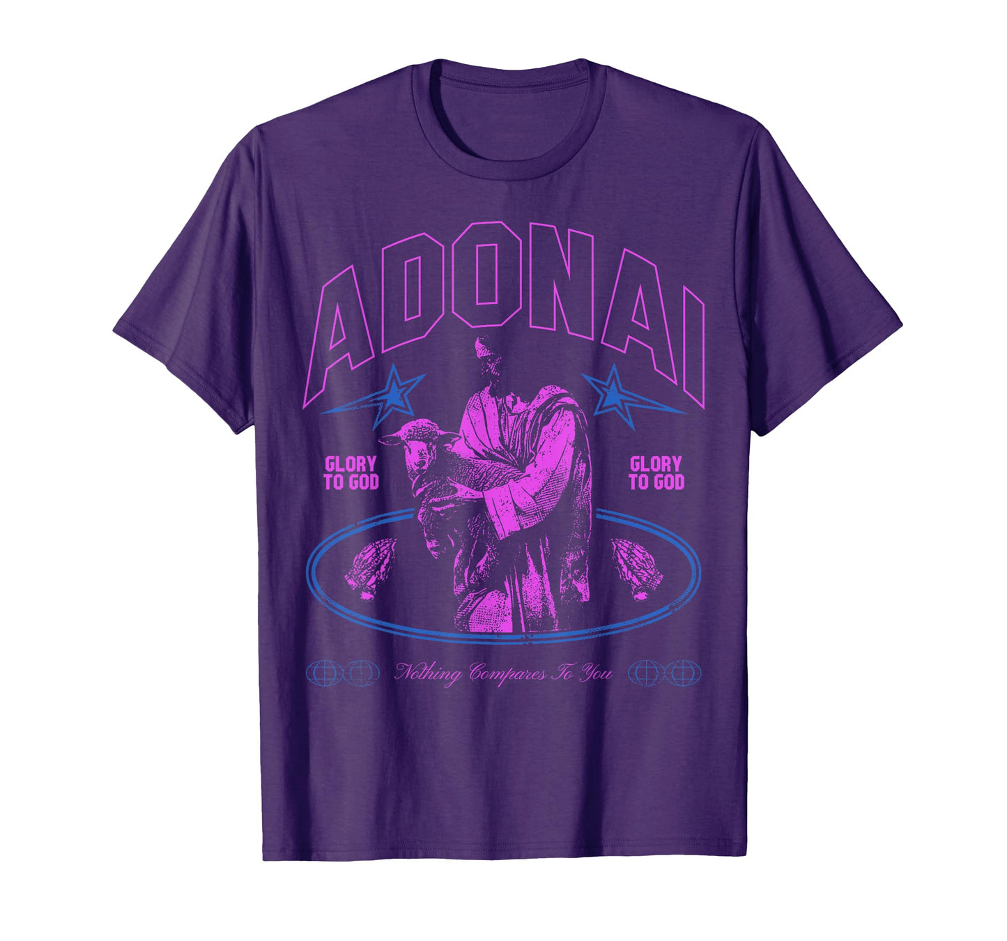 Adonai - Christian Bible Verse Faith T-Shirt
