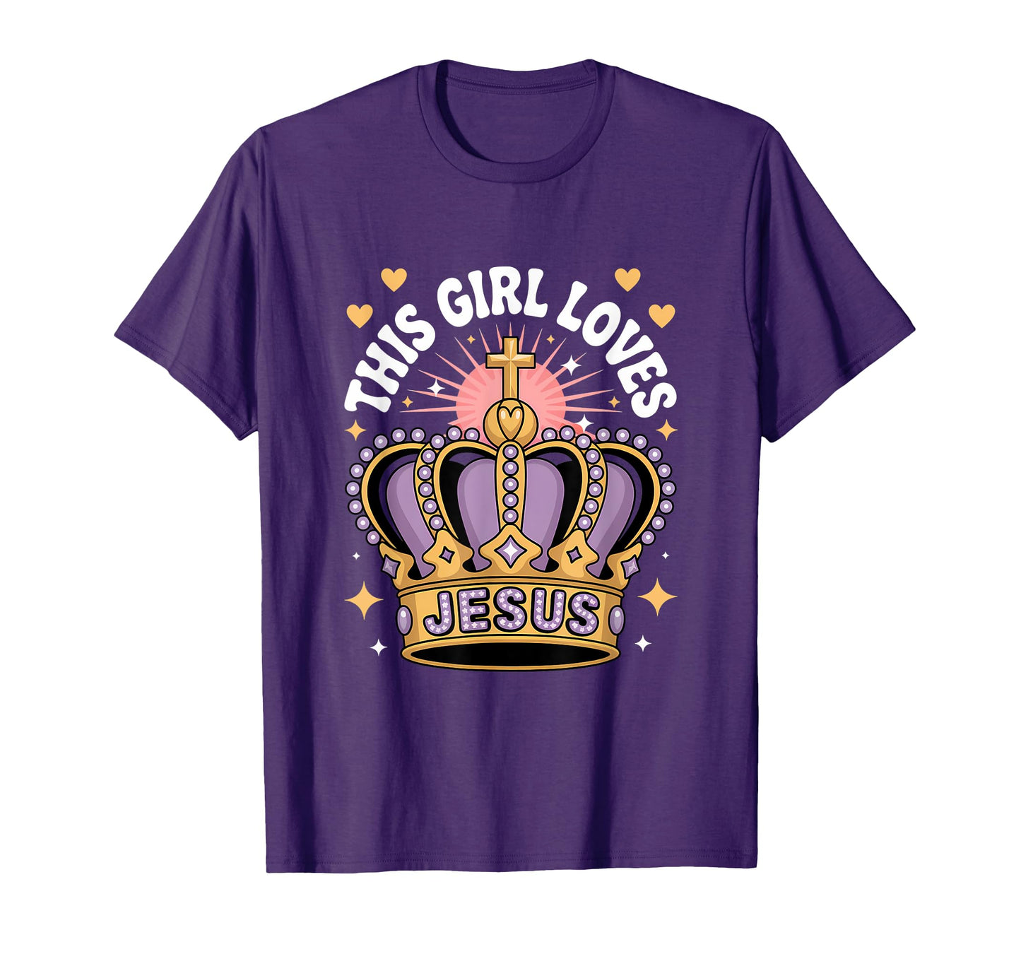 This Girl Loves Jesus Christian Girl Jesus T-Shirt
