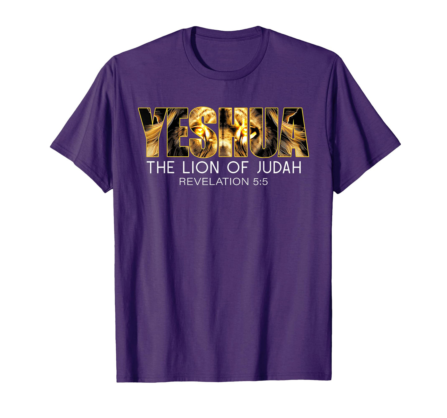 Yeshua Lion of Judah Jesus Religious Christian Revelation T-Shirt