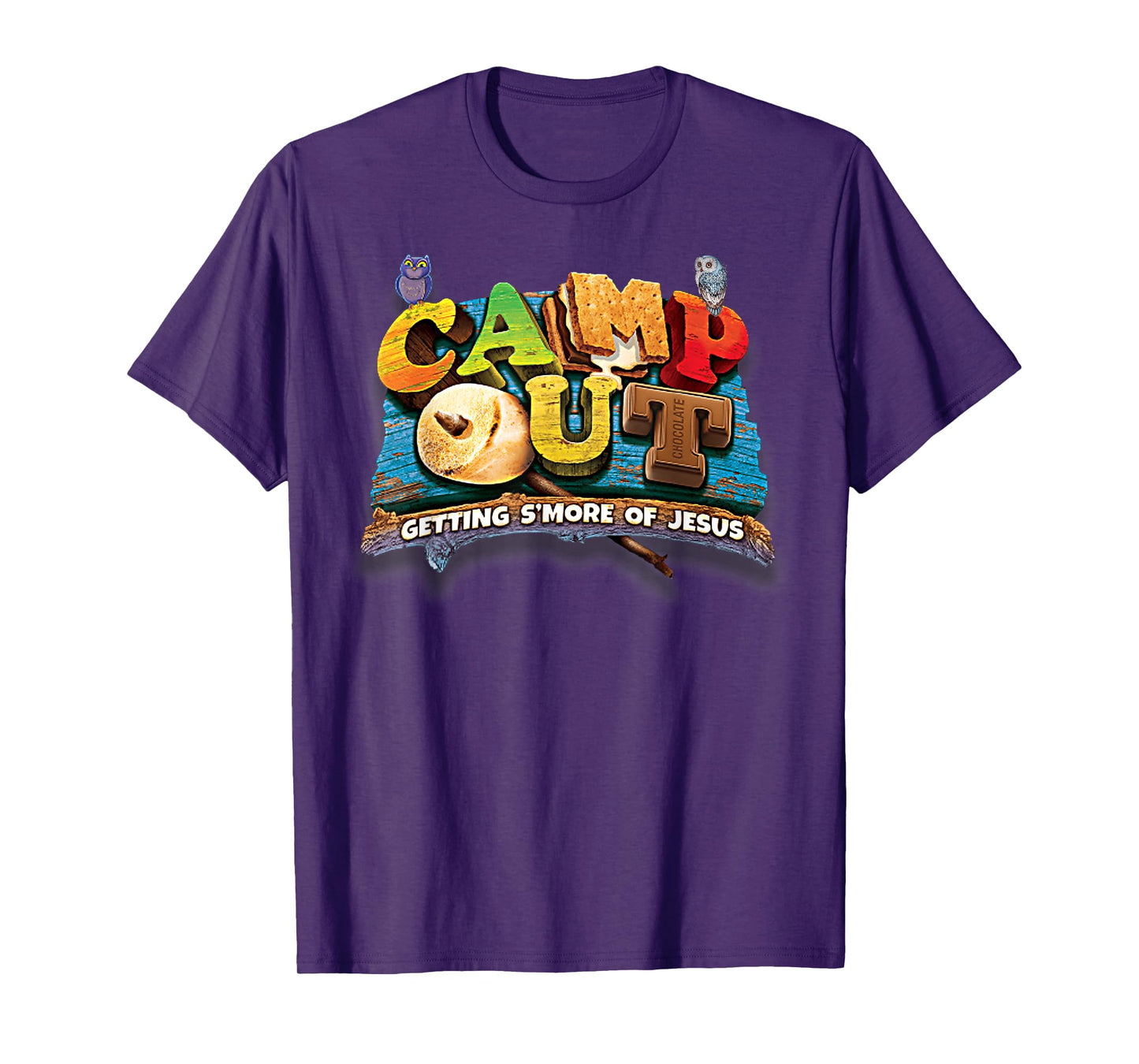 "Camp Out" Getting S'more of Jesus. A cool Summer T-shirt!! T-Shirt