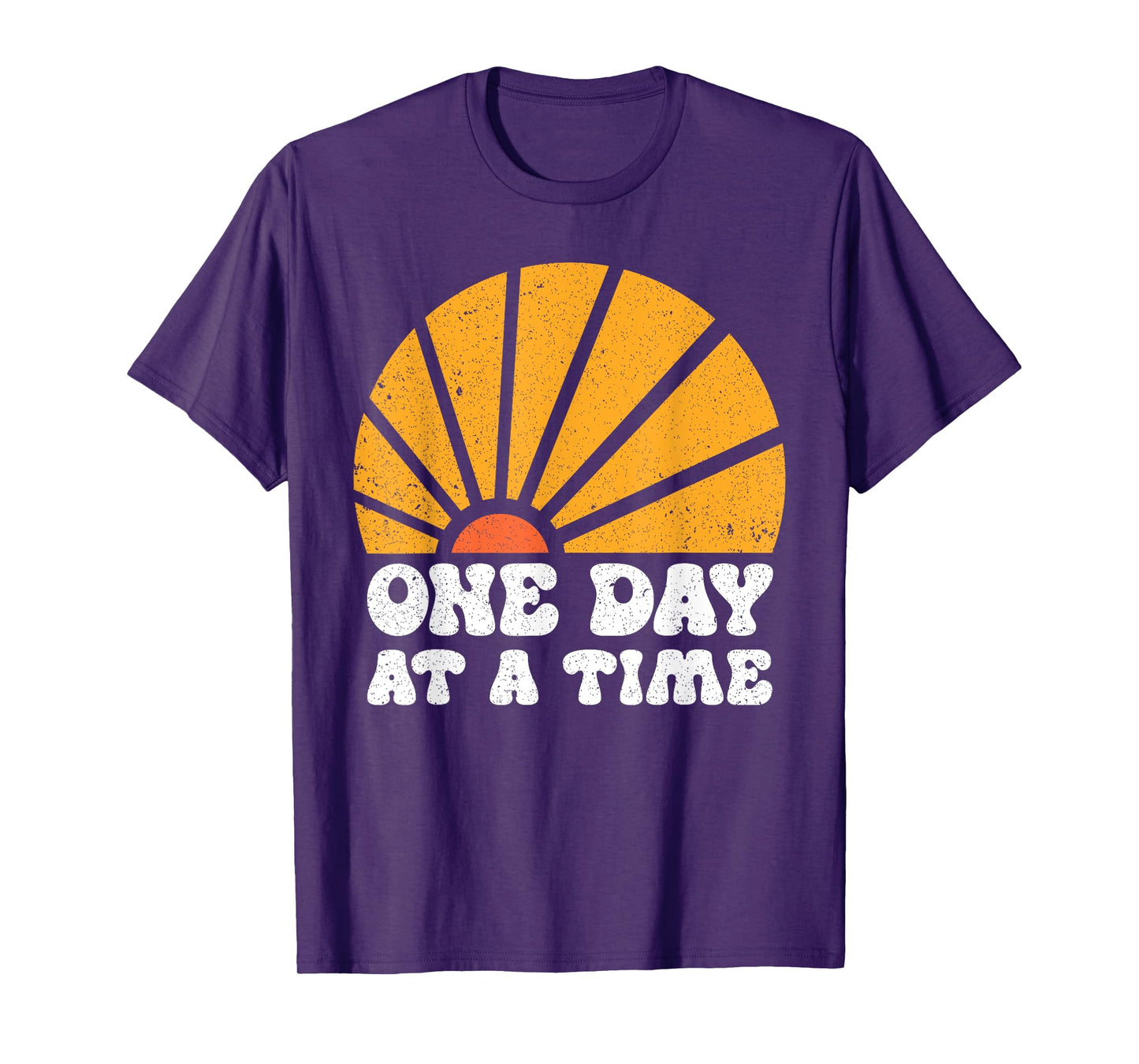 Vintage Motivational One Day At A Time Inspirational Quotes T-Shirt