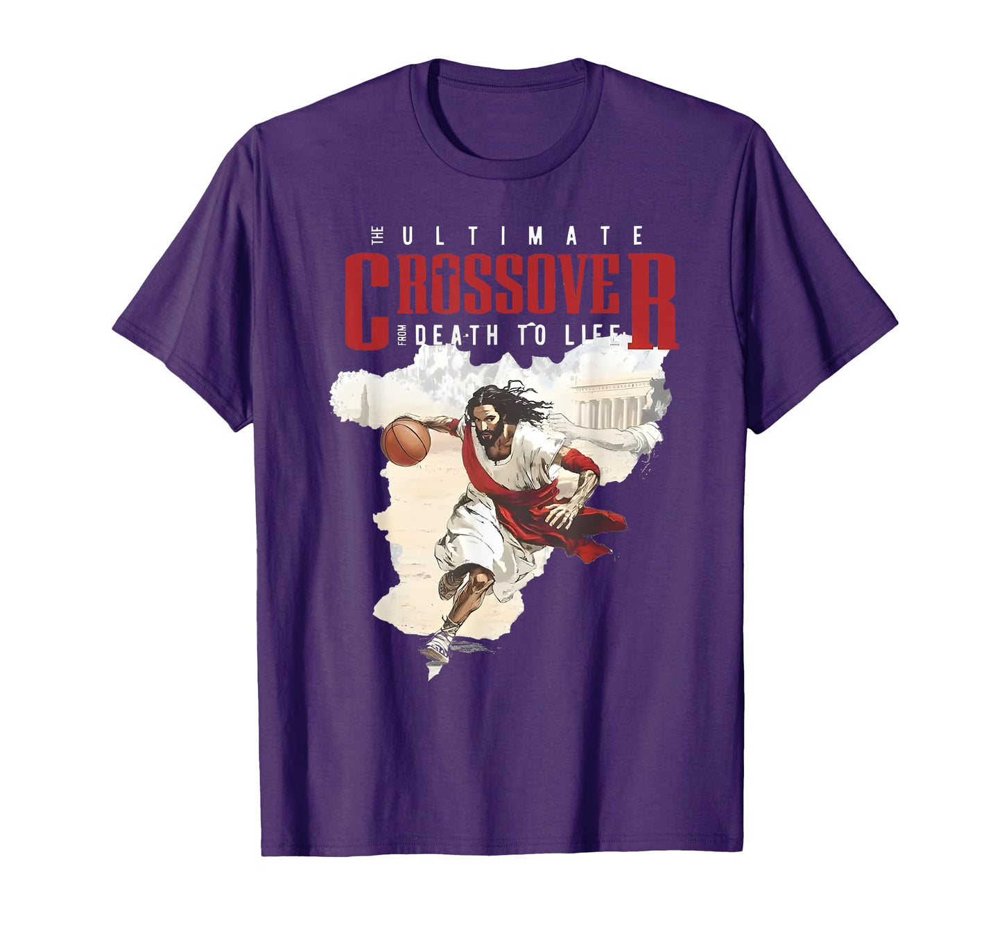 jesus the ultimate funny basketball sports player christian T-Shirt