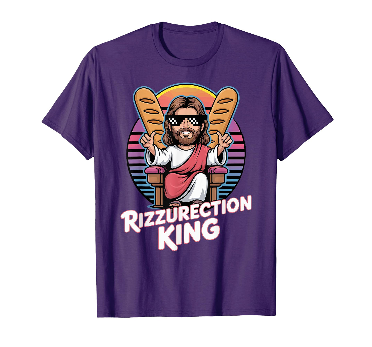 Easter Religious Funny Rizzurection King Jesus T-Shirt