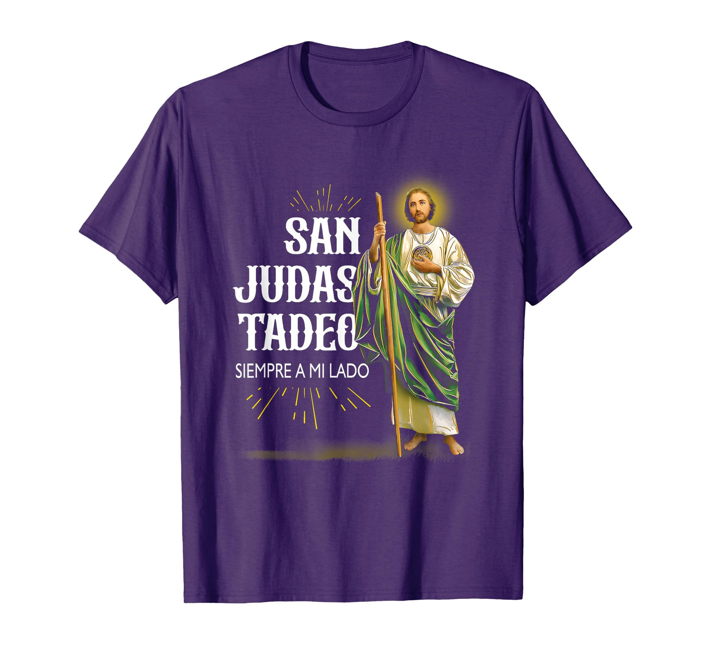 San Judas Tadeo Siempre A Mi Lado Faith Christ Religious T-Shirt
