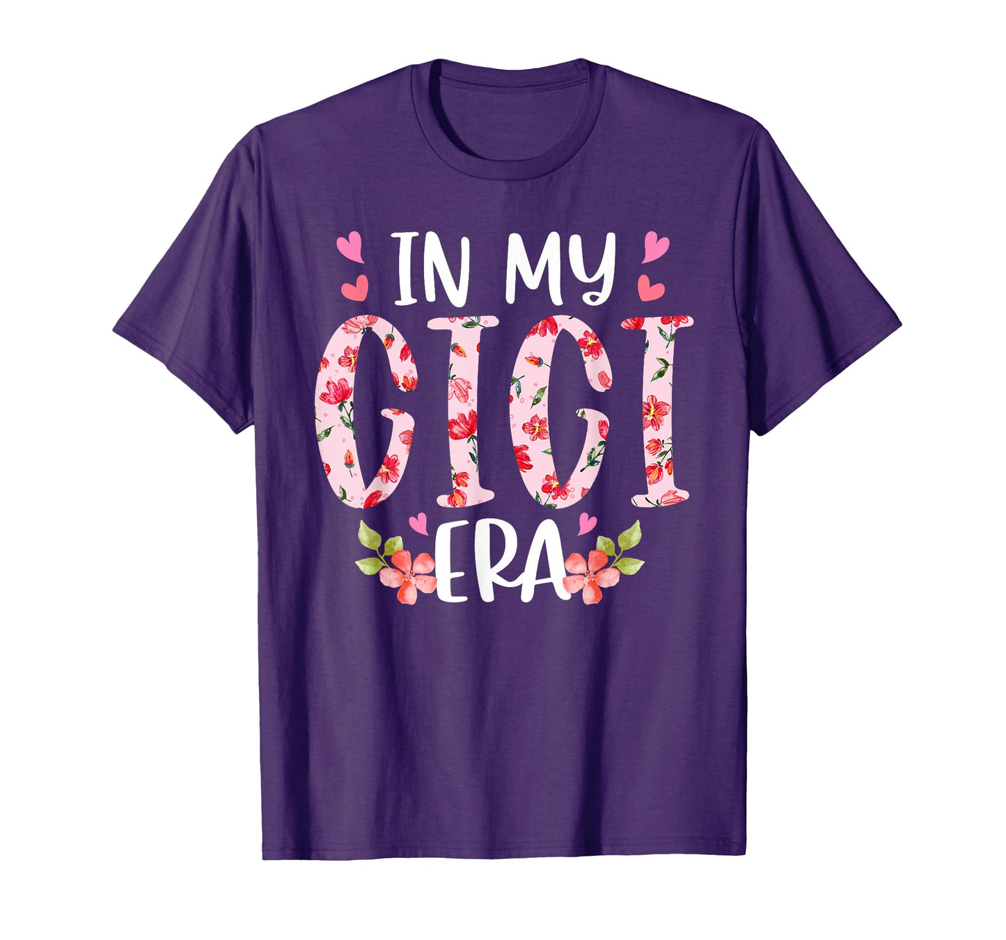 In My Gigi Era Floral Mother's Day Flower Girly Women T-Shirt