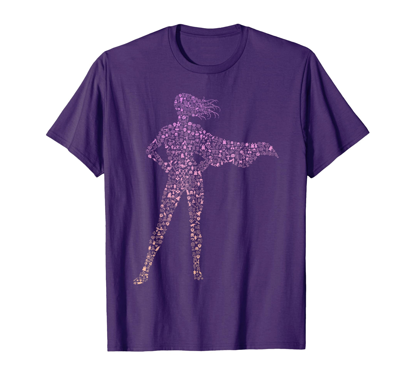 Silhouette Icon Superhero Shirt | Girls Superhero T-Shirt