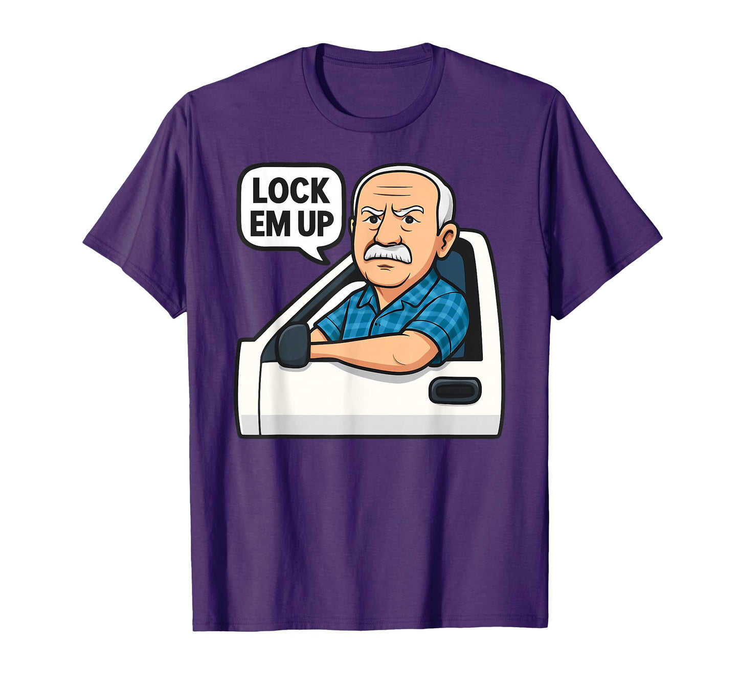 Hit The Road Dude Lock em' Up Funny for Men Women Kids T-Shirt