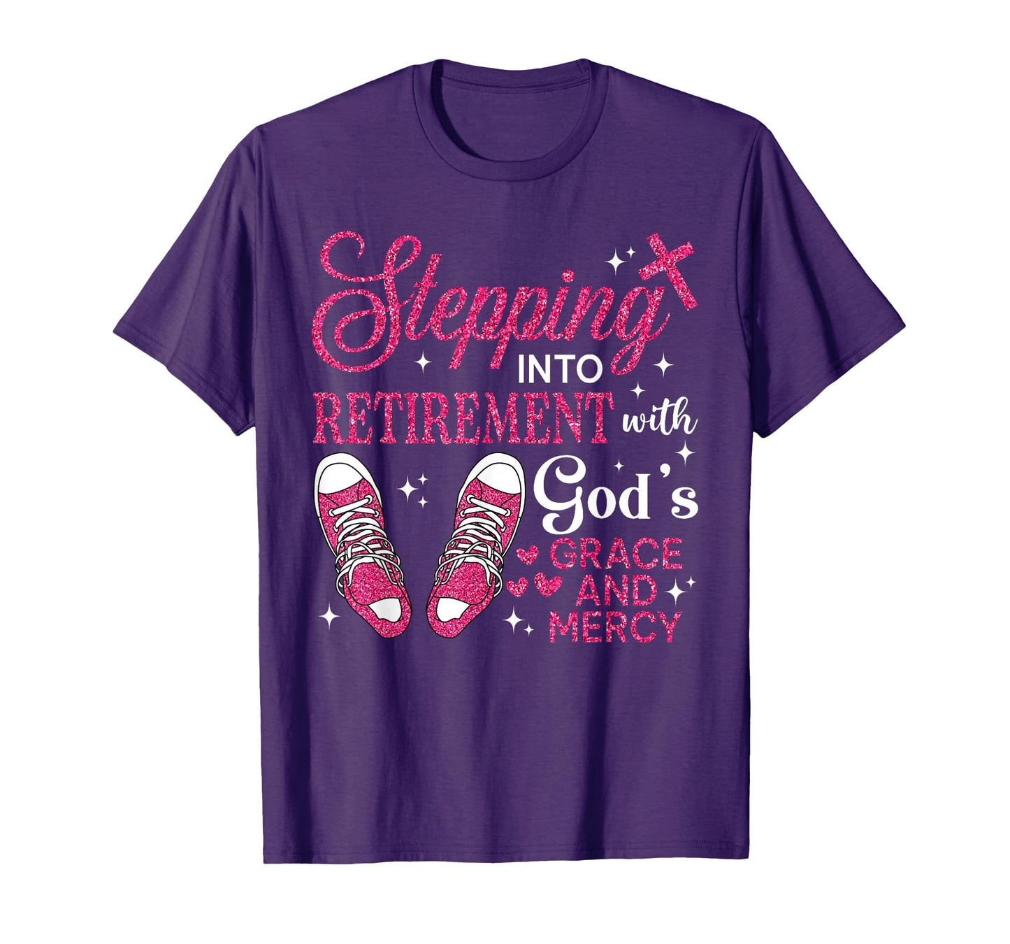Stepping Into Retirement African American Women Christian T-Shirt