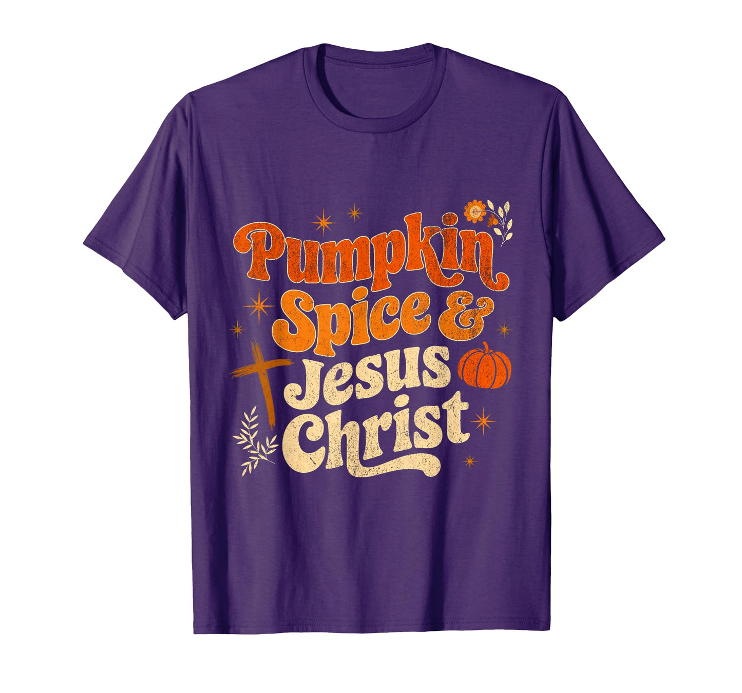 Pumpkin Spice and Jesus Christ Fall Autumn T-Shirt