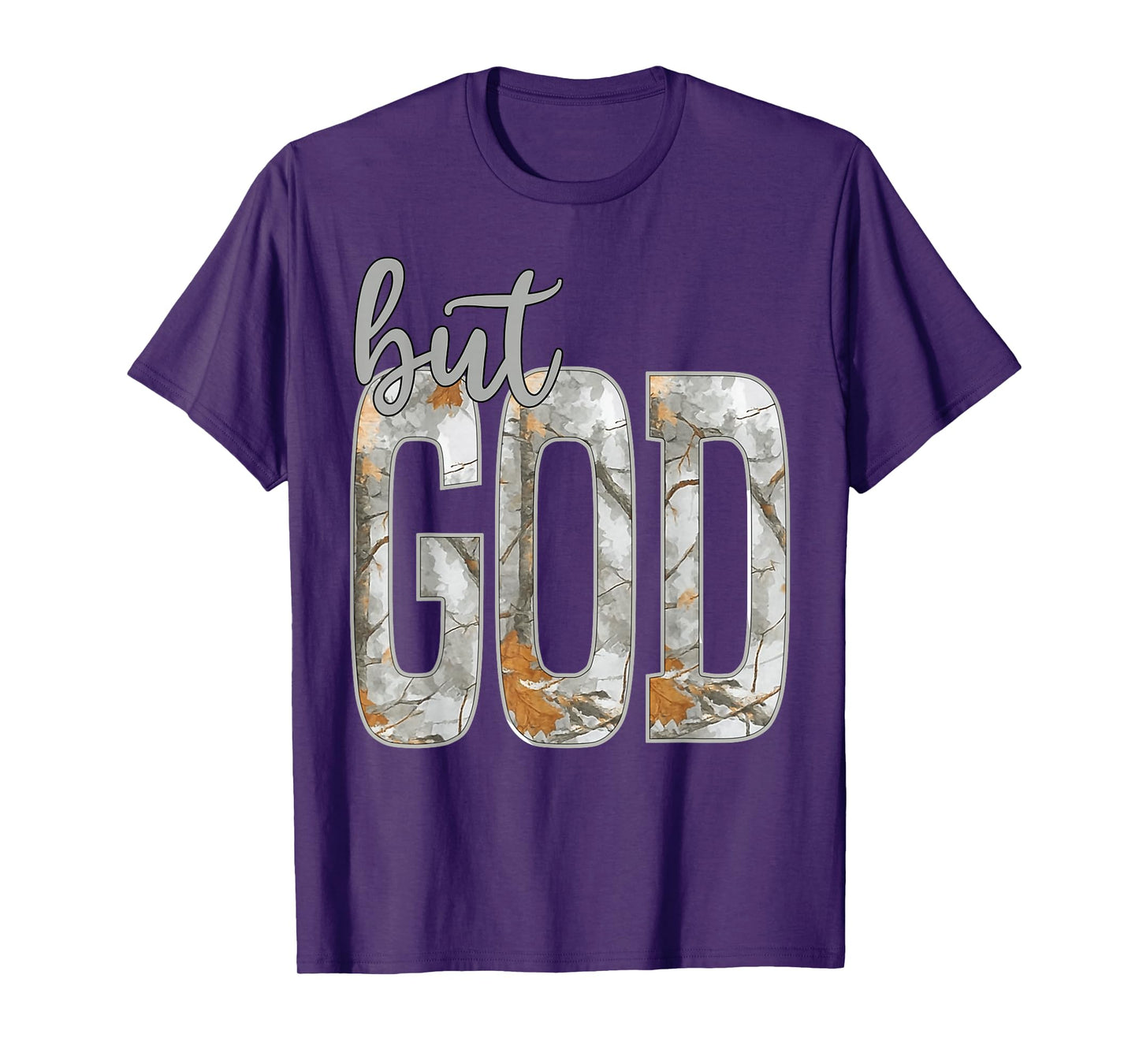 Jesus But God Camo Christian Cross God Faith Bible Religious T-Shirt