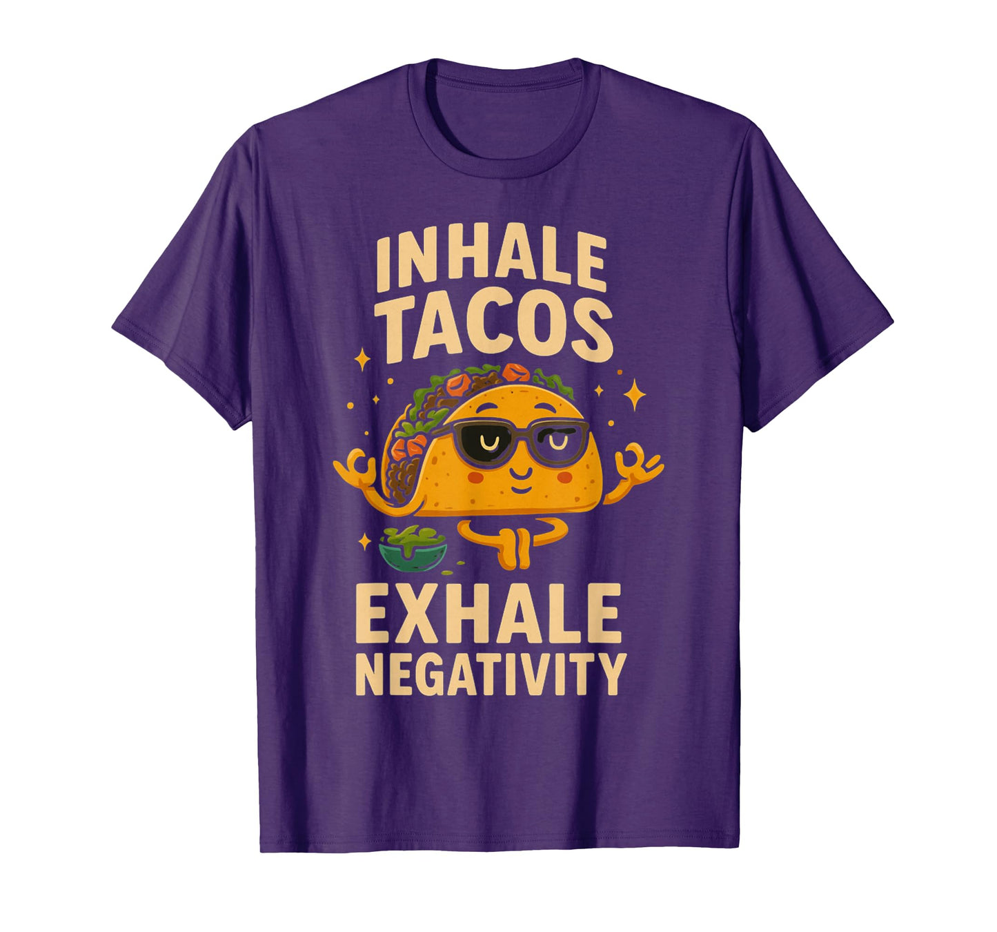 Taco, Tuesday Mindfulness Meditation Sunglasses Humor T-Shirt