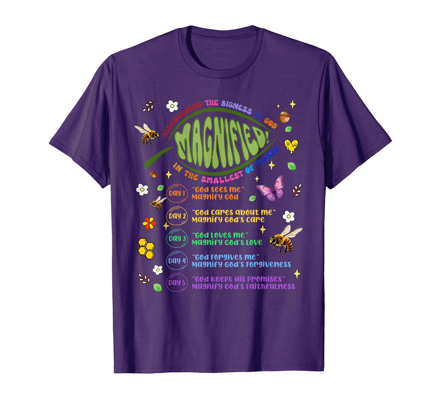 VBS 2025 Magnified Discovering The Bigness Of God Magnified T-Shirt
