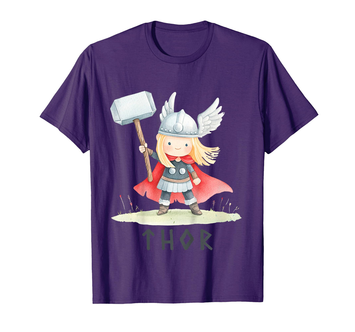 Norse mythology god Thor Viking kids boys girls T-Shirt