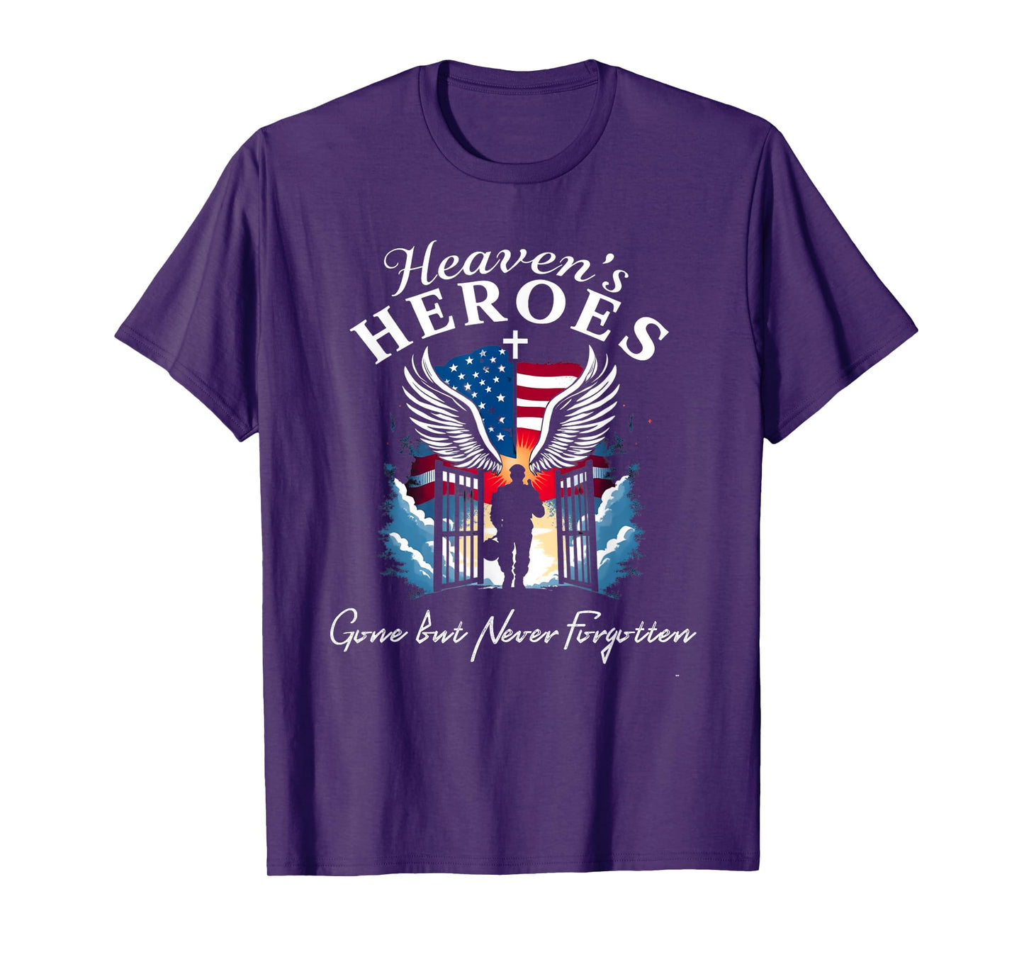 Heroes Christian Military Memorial Day Men T-Shirt