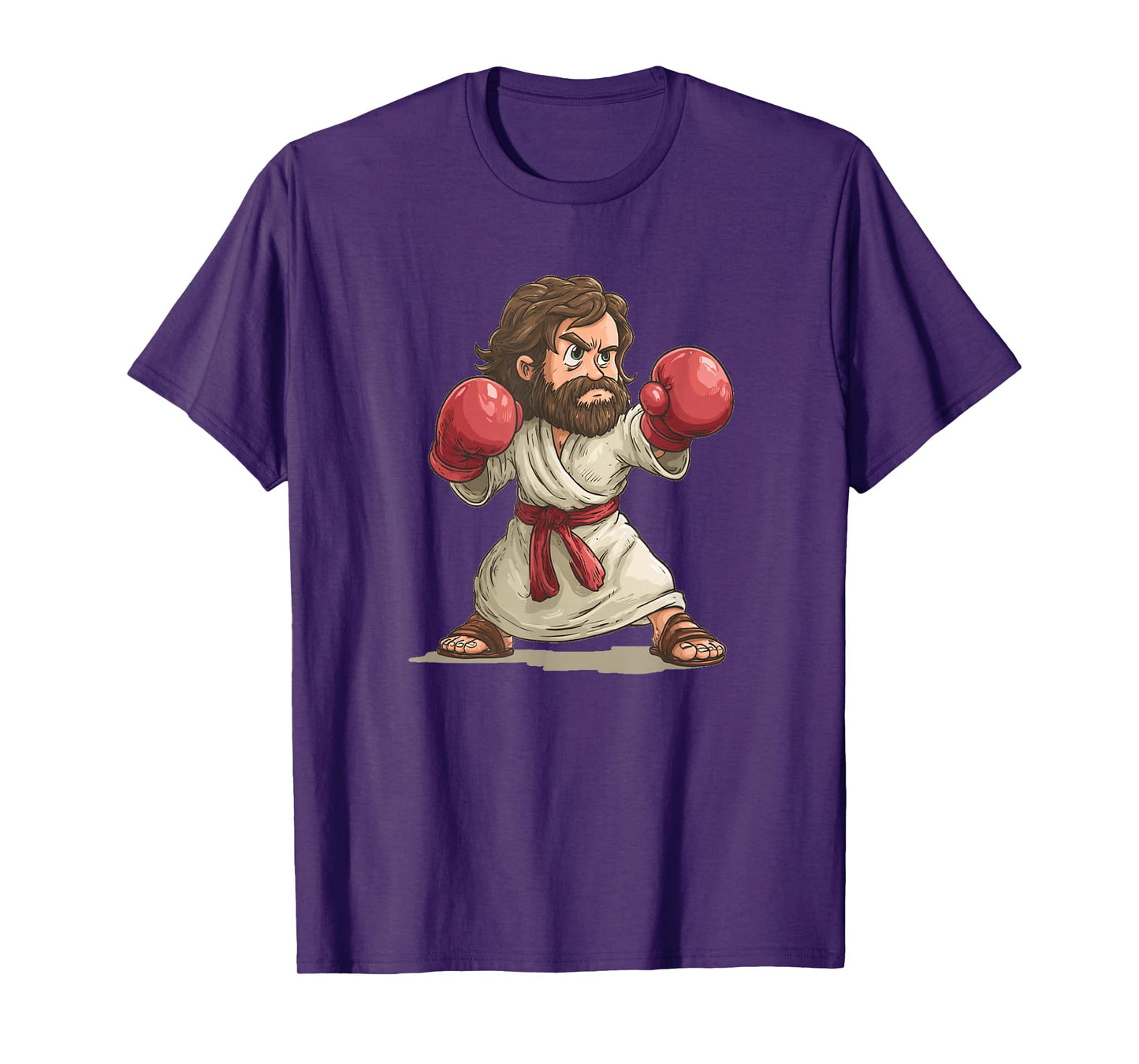 Cool Jesus Christ with Boxing Gloves for Believer T-Shirt