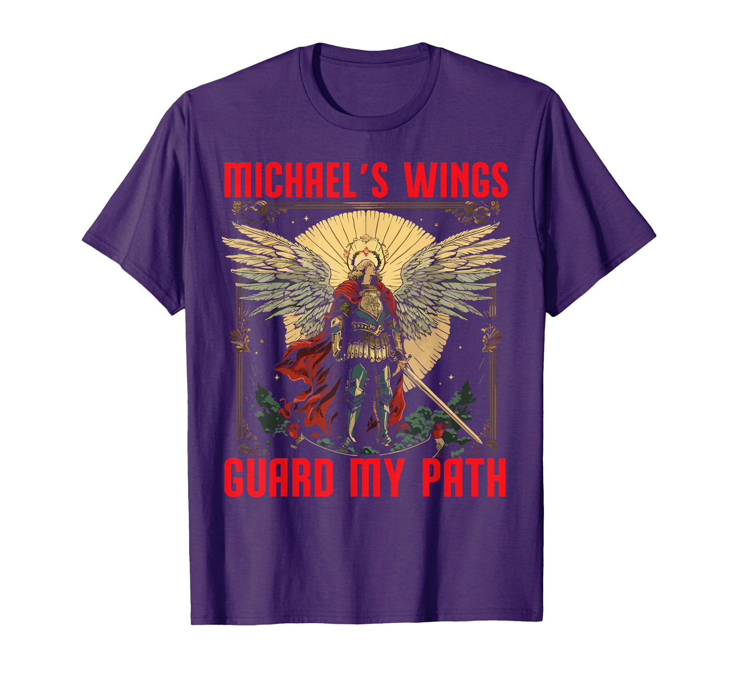 Archangel Michael Catholic Christianity Guardian Angel T-Shirt