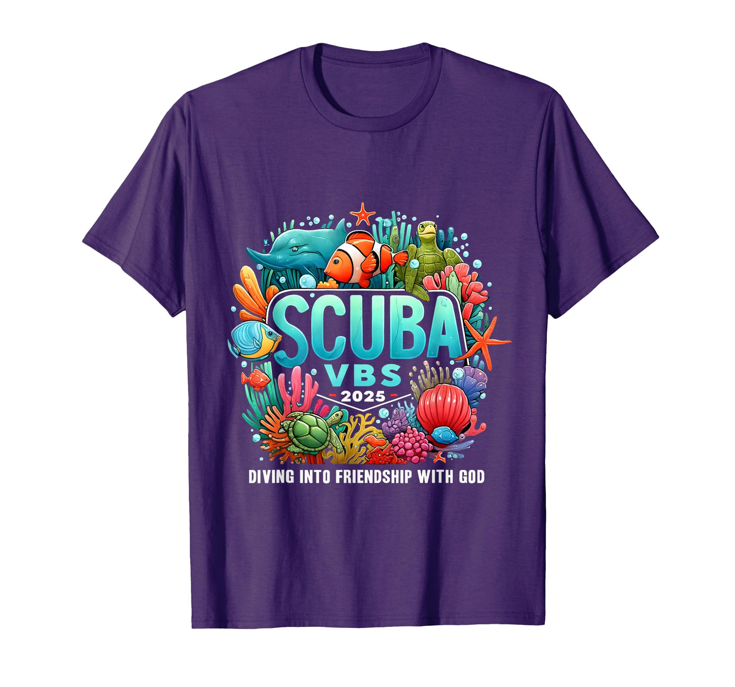 VBS 2025 Scuba Diving Into Friendship With God T-Shirt